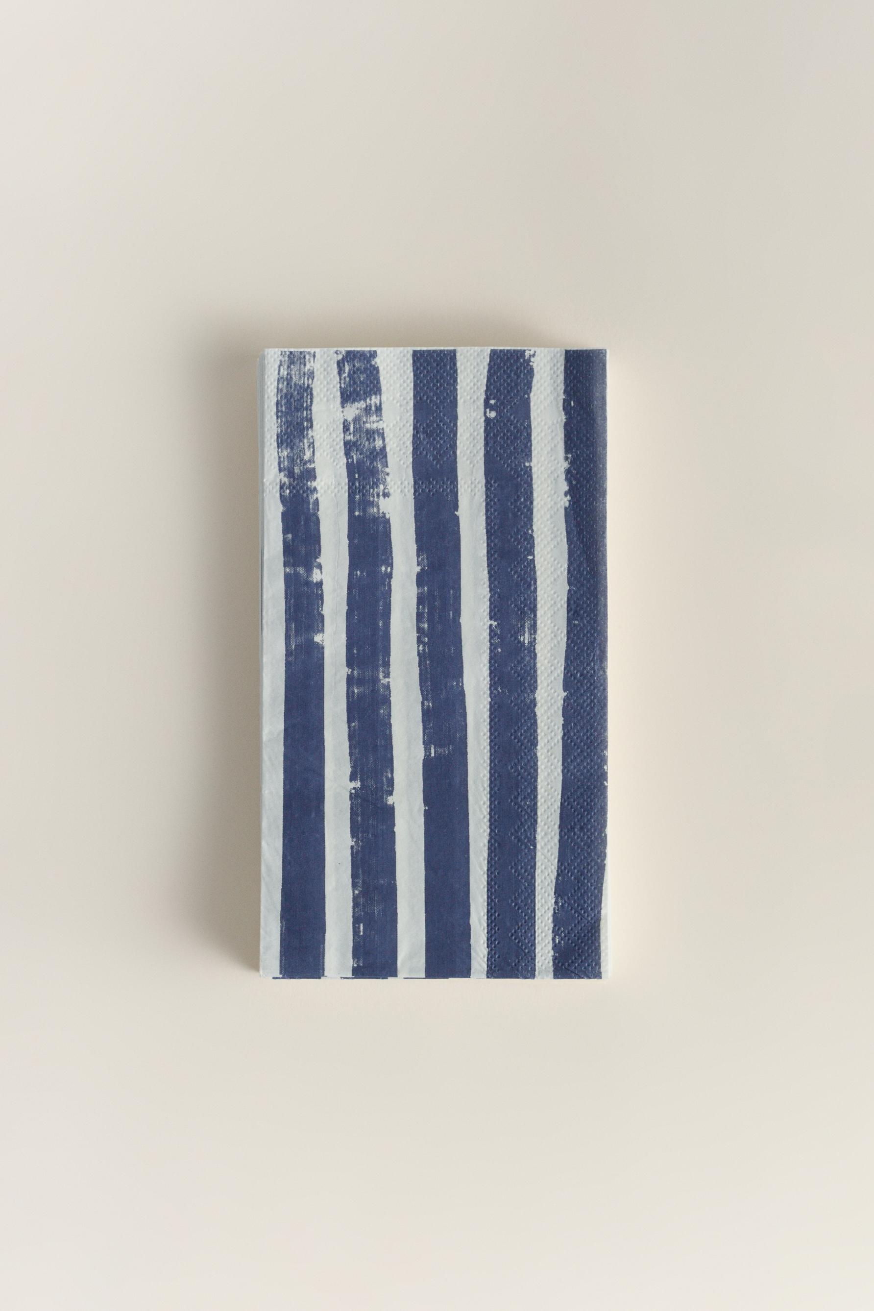 Pack 15 servilletas papel rayas