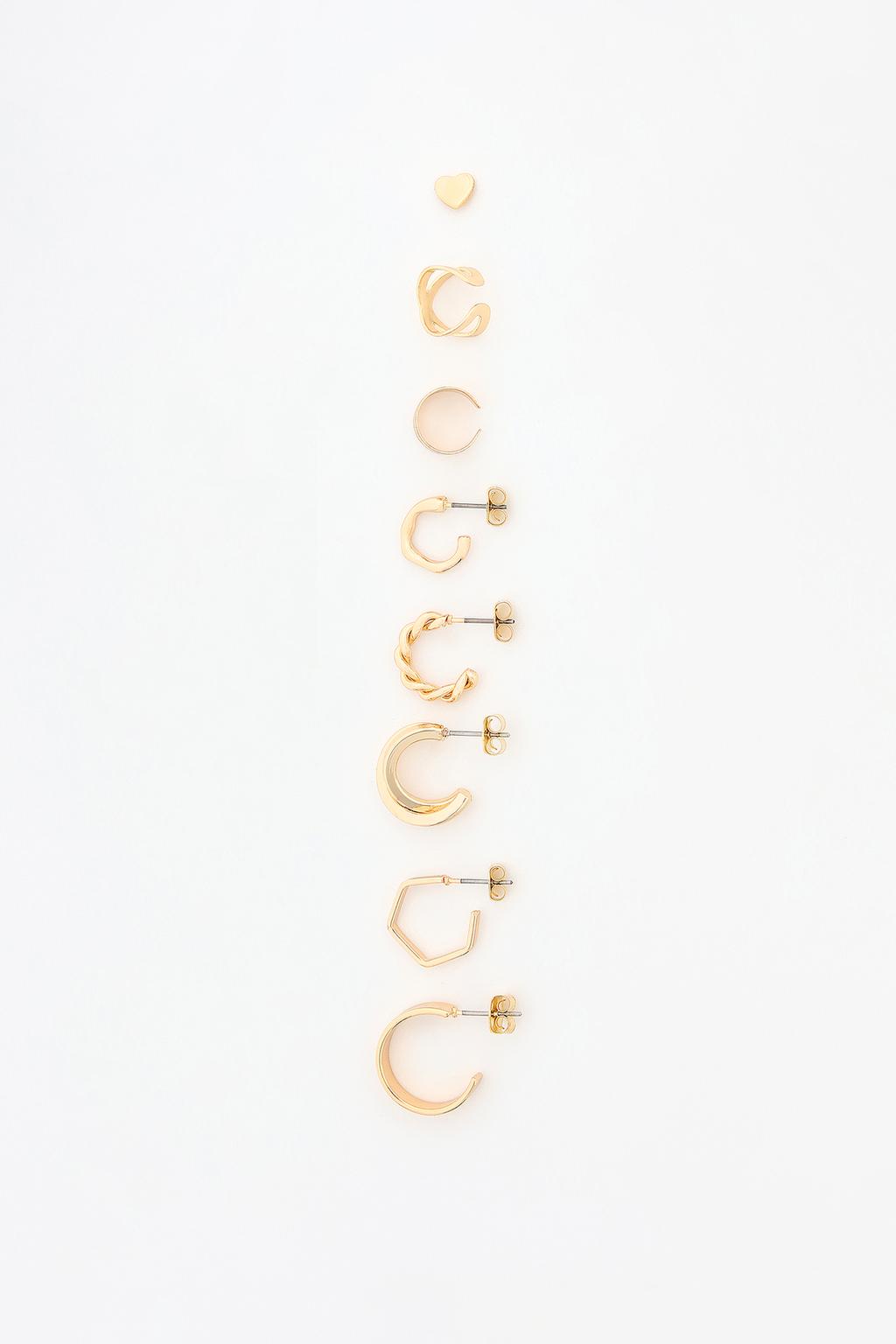 9-pack of ear cuff earrings