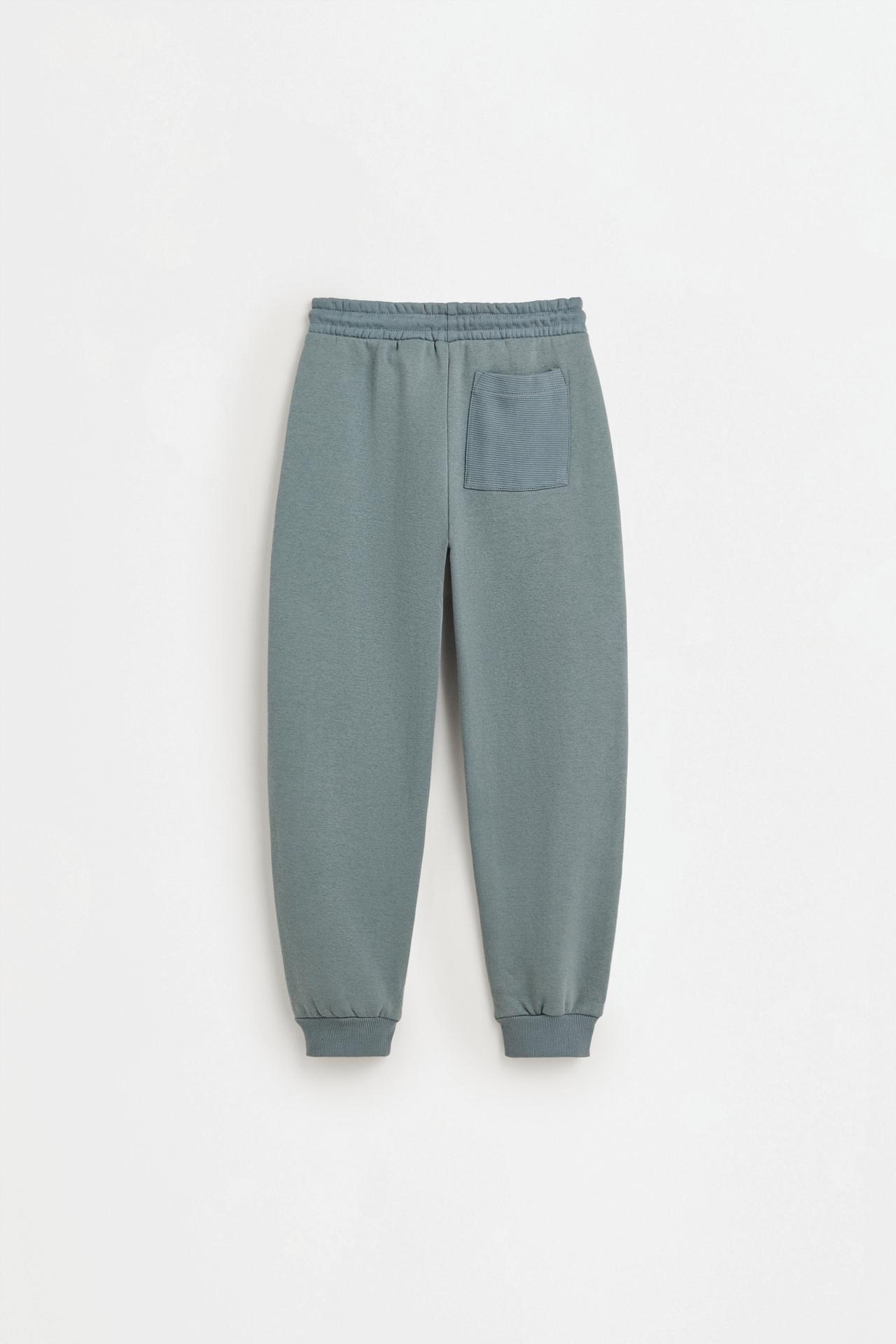 Ottoman plush joggers — MEDIUM TURQUOISE