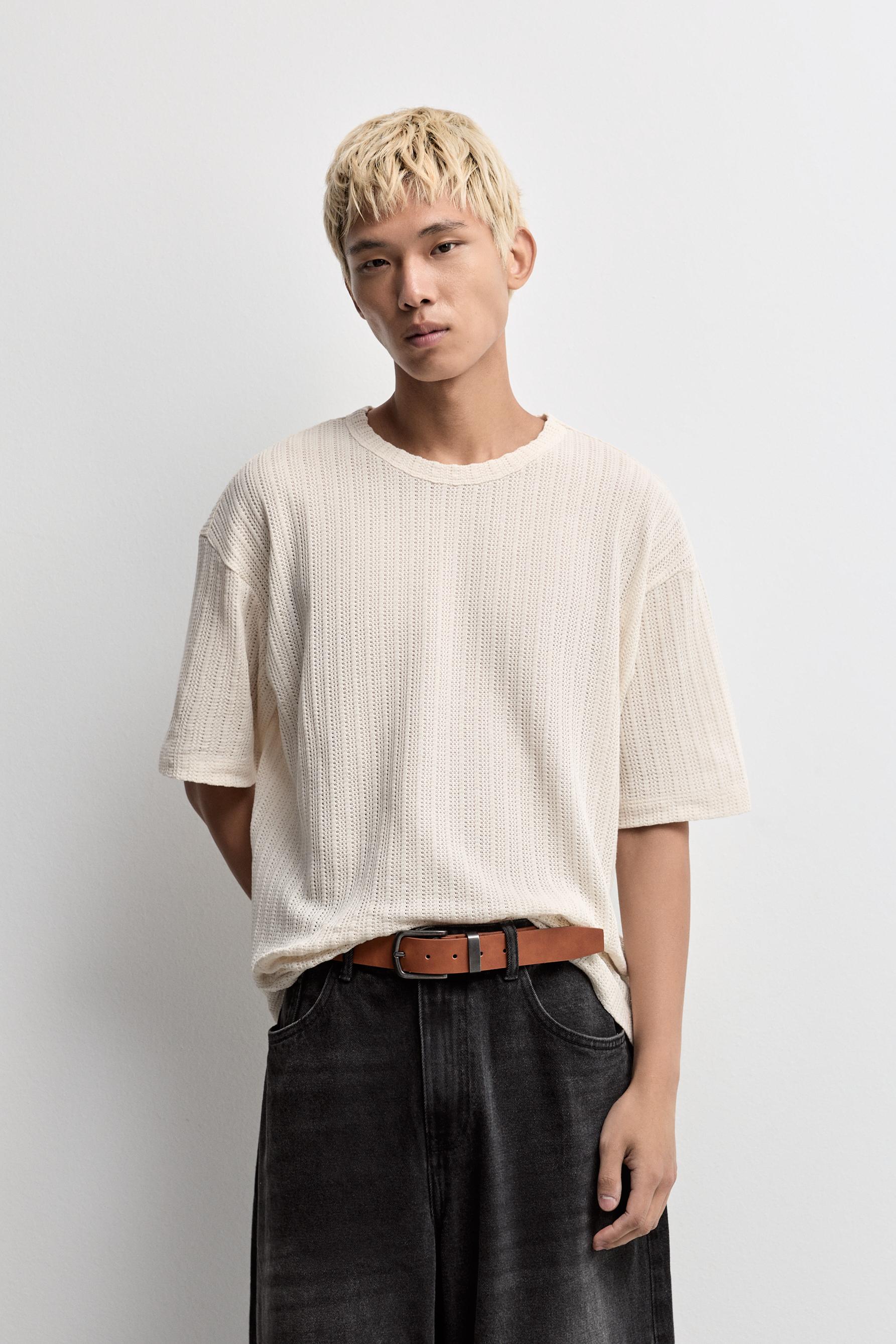 Texture T-shirt — BUTTER