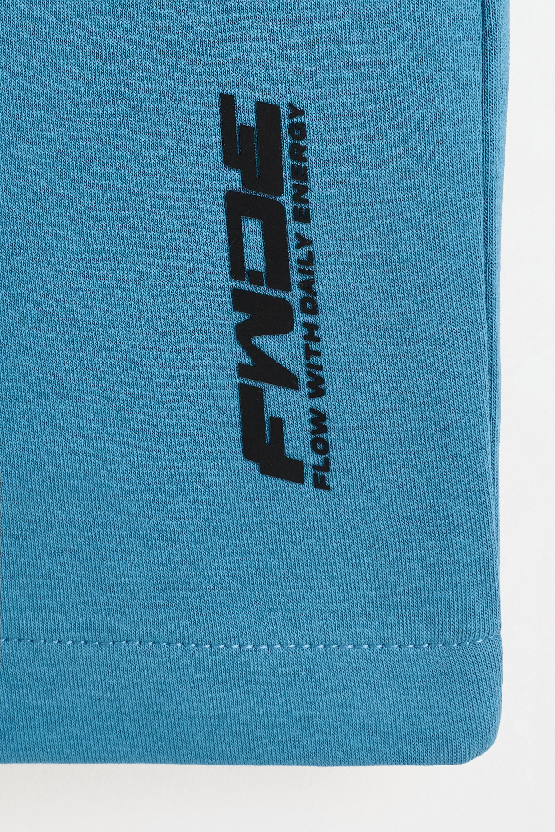 Interlock Bermuda shorts — MEDIUM BLUE
