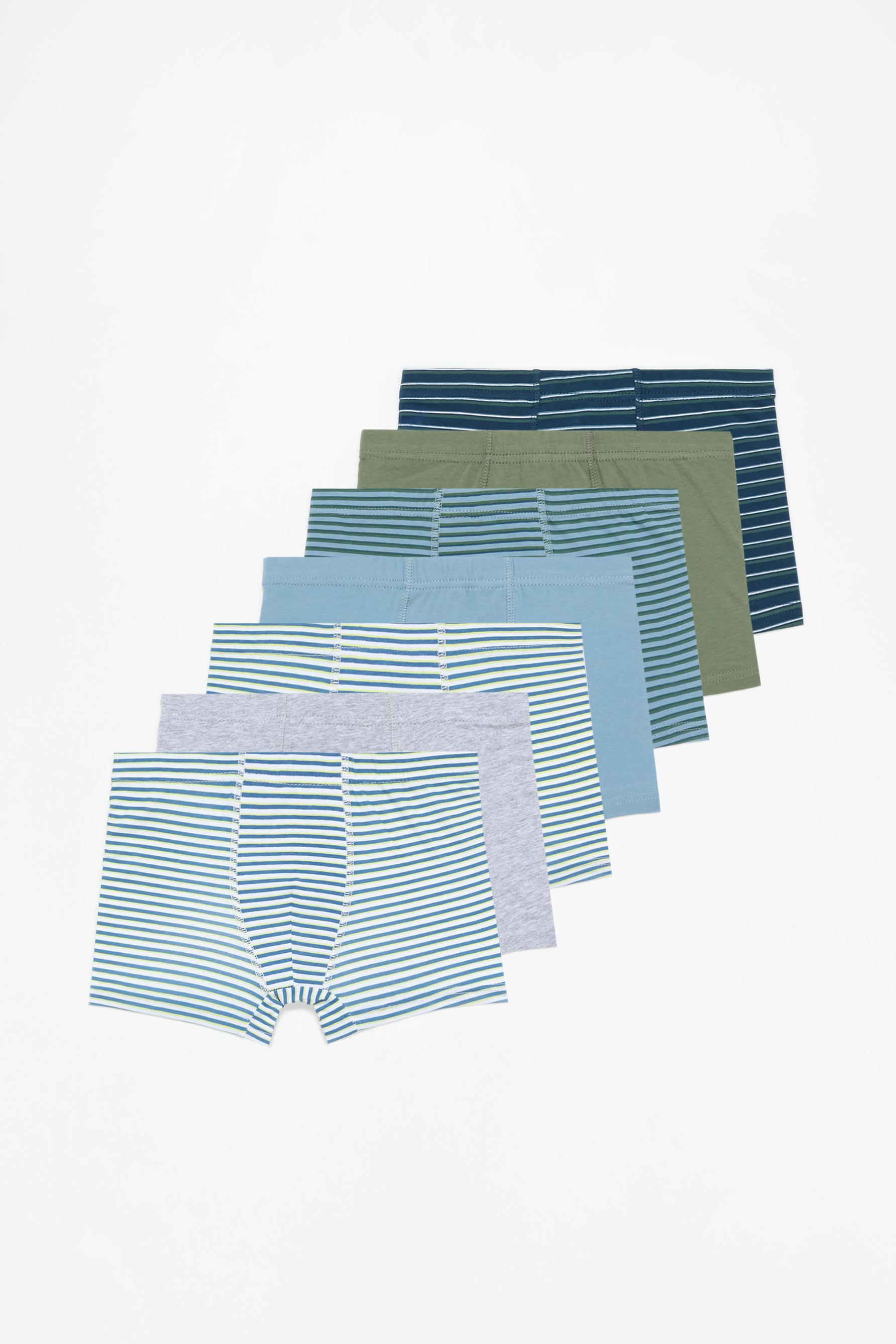 Pack 7 calzoncillos bóxer combinados