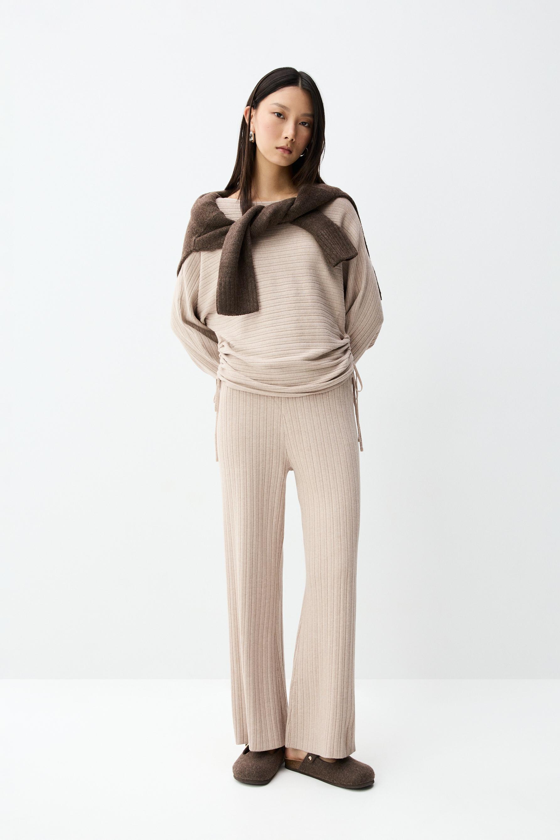 Pantalón punto canalé