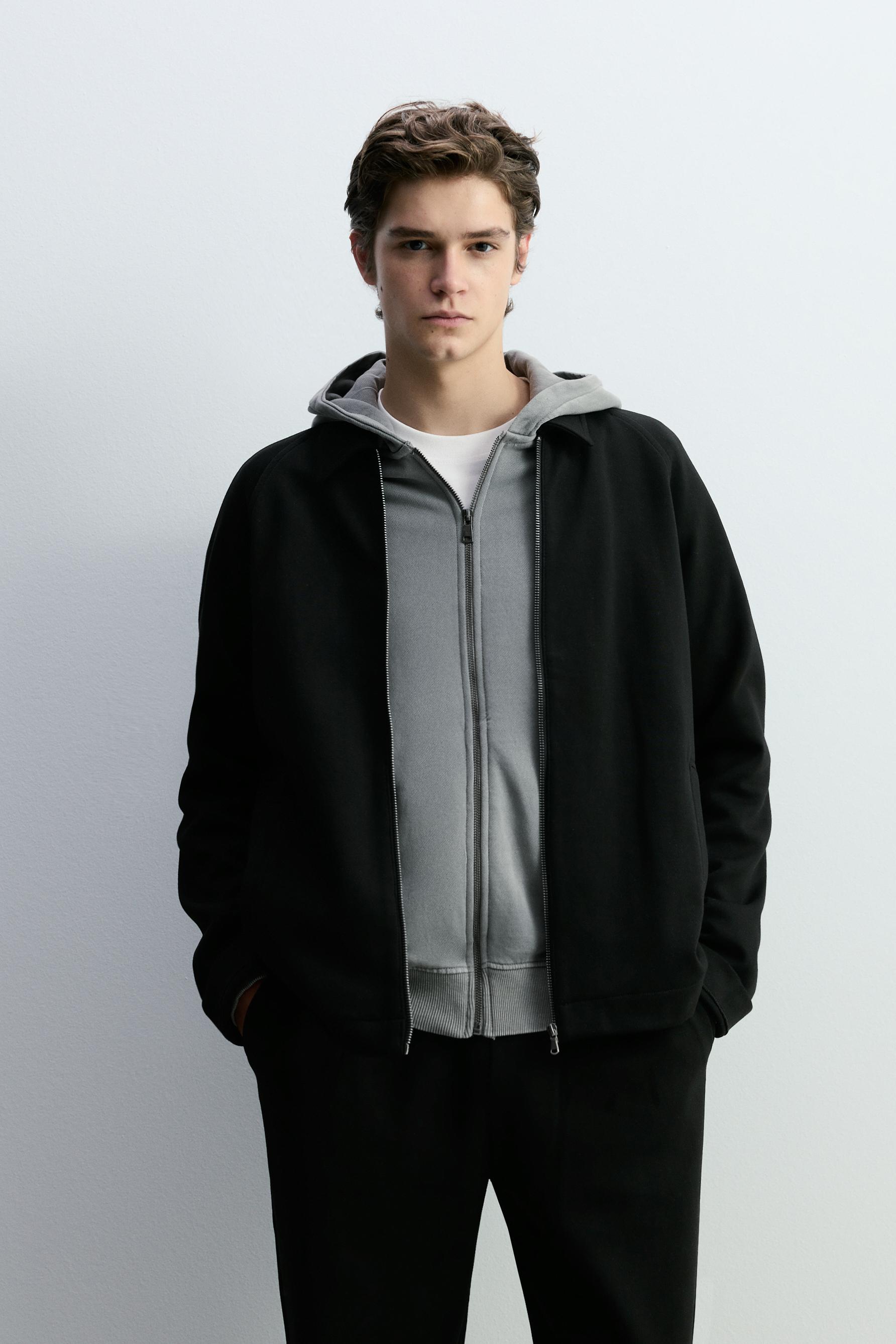 Sudadera cremallera interlock