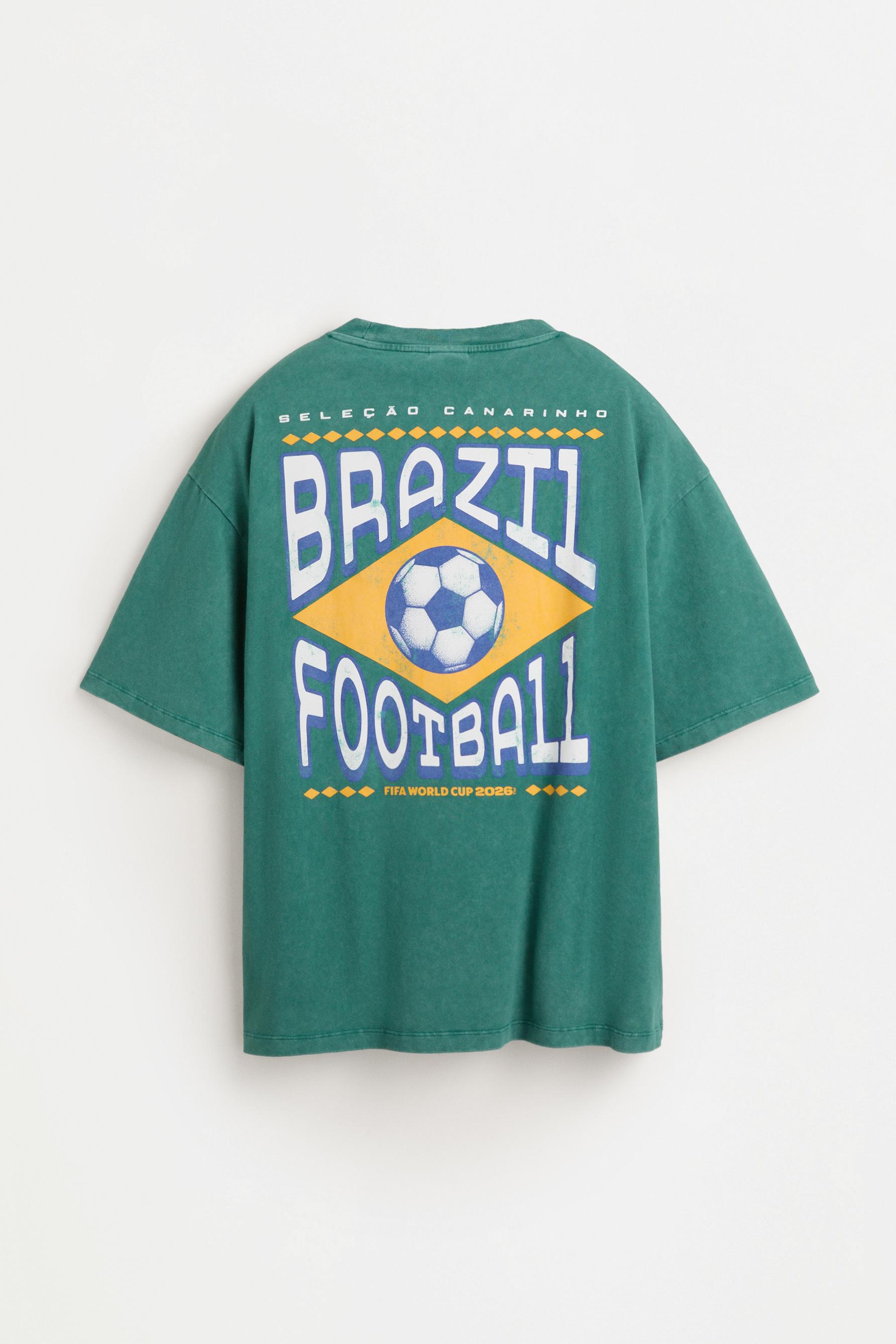 Men's | Brazil FIFA World Cup TM 2026 Official Licensed Product T-Shirt — GREEN