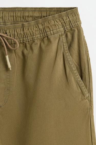 Slim fit jogger pants — KHAKI 2