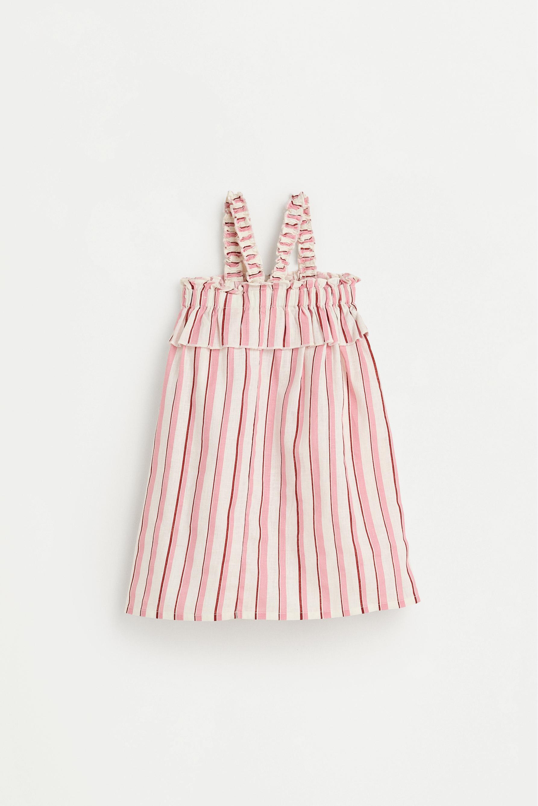 Baby Girl | Pink striped dress — PINK