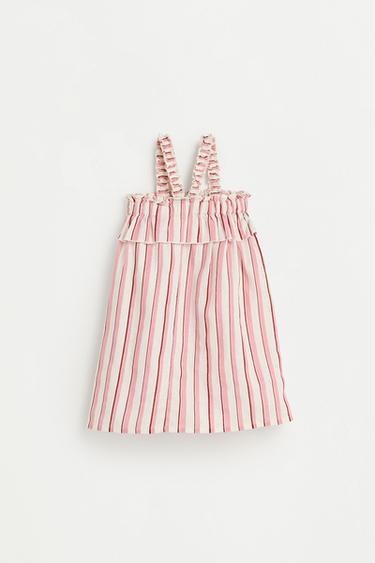 Baby Girl | Pink striped dress — PINK 5