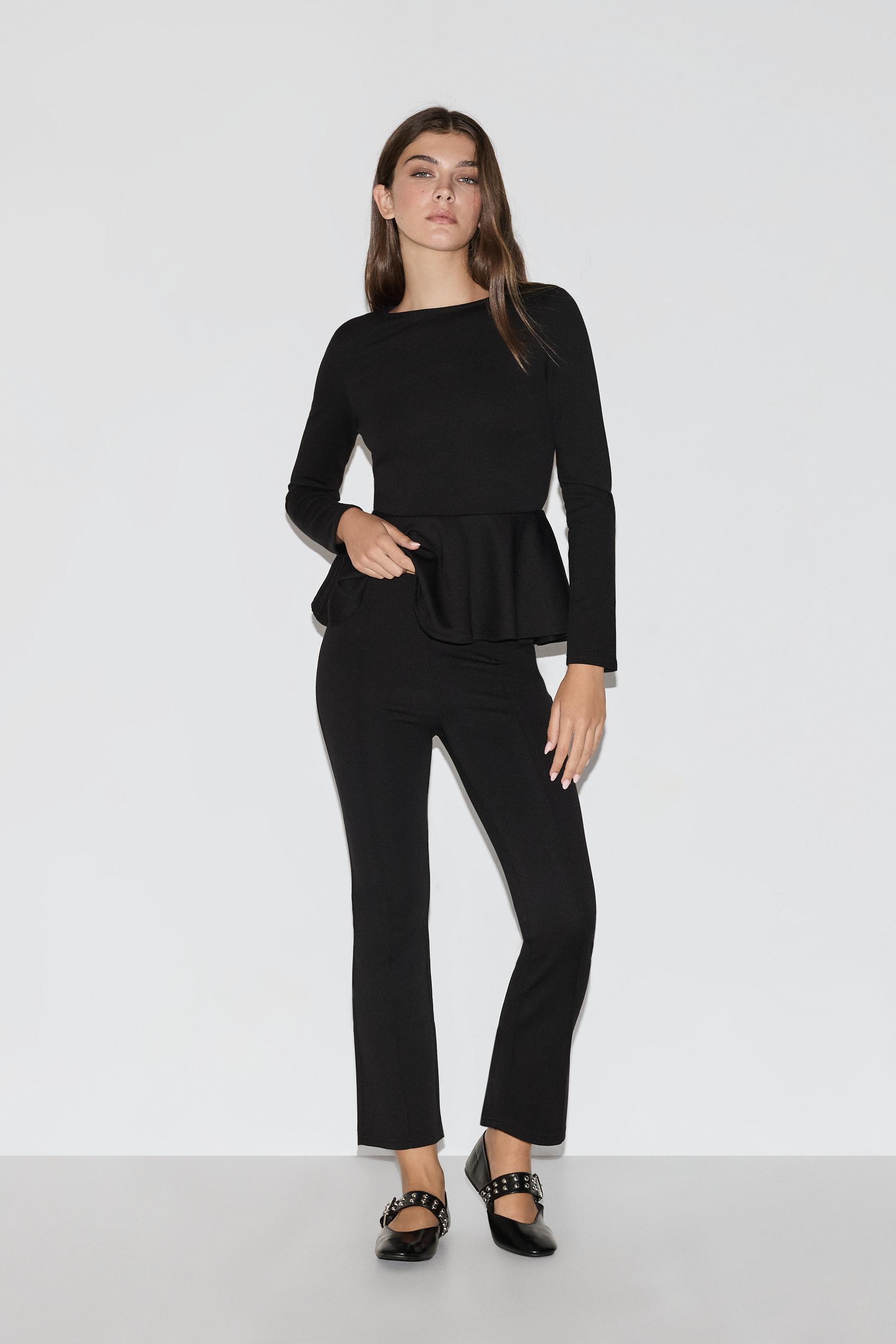 Legging cropped flare