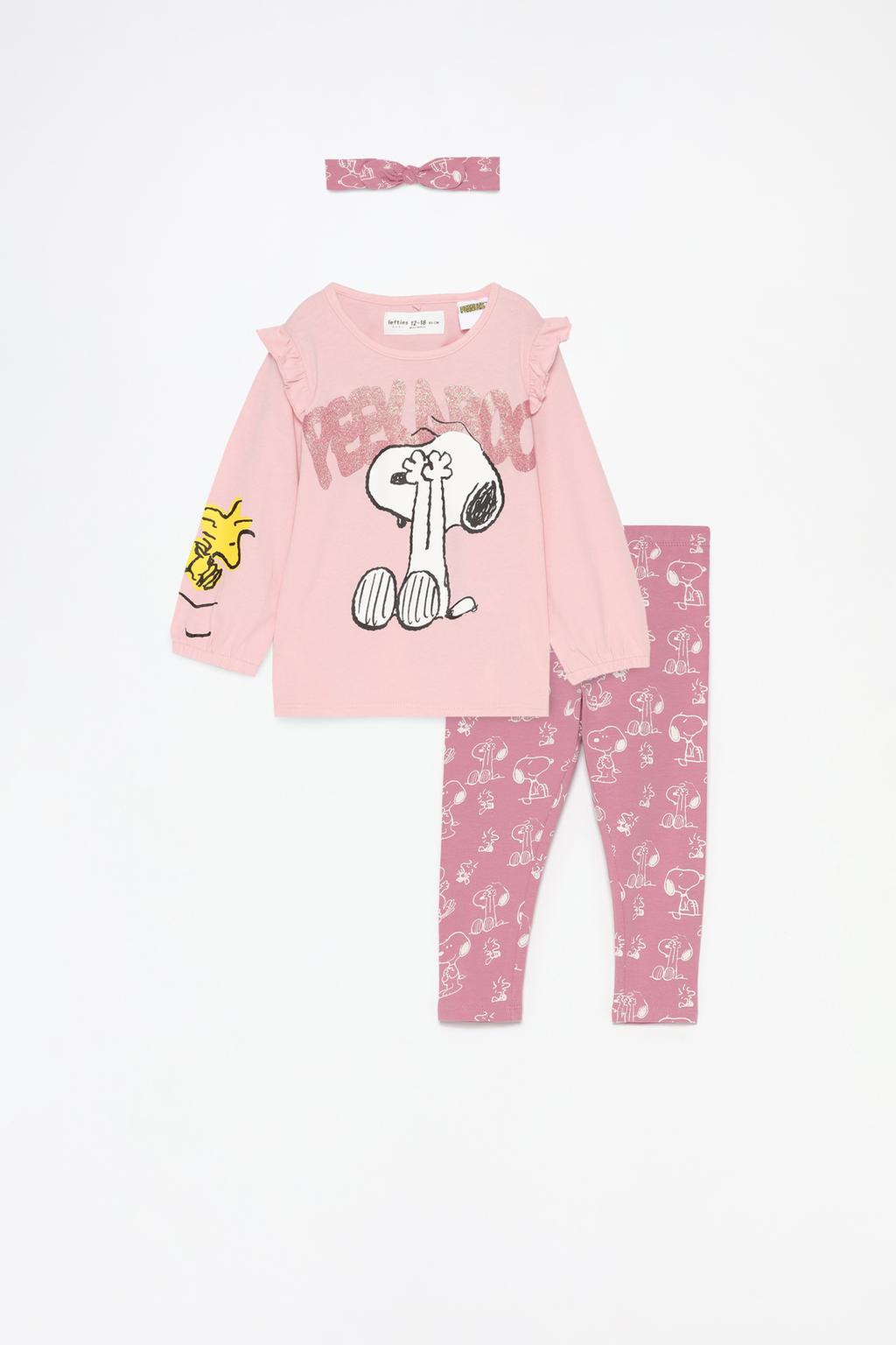 Snoopy Peanuts™ T-shirt, leggings and headband co-ord