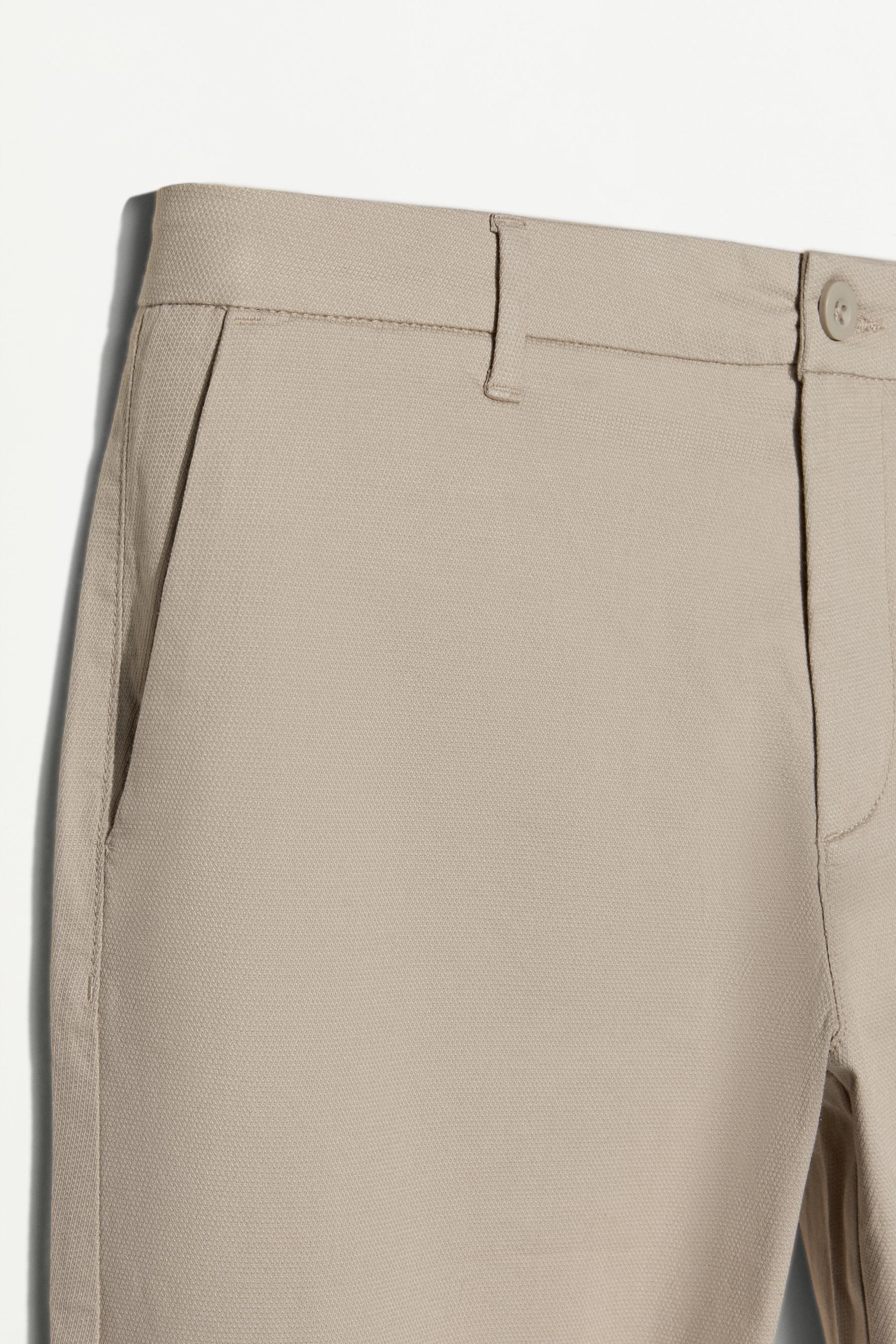 Slim fit chino trousers — SAND