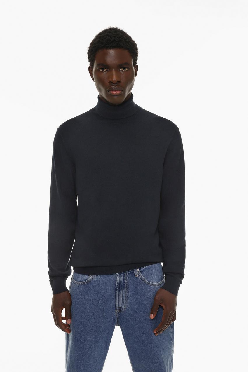 Jersey Cuello Alto Ropa Jersey Jersey Punto Cuello Alto Chalecos