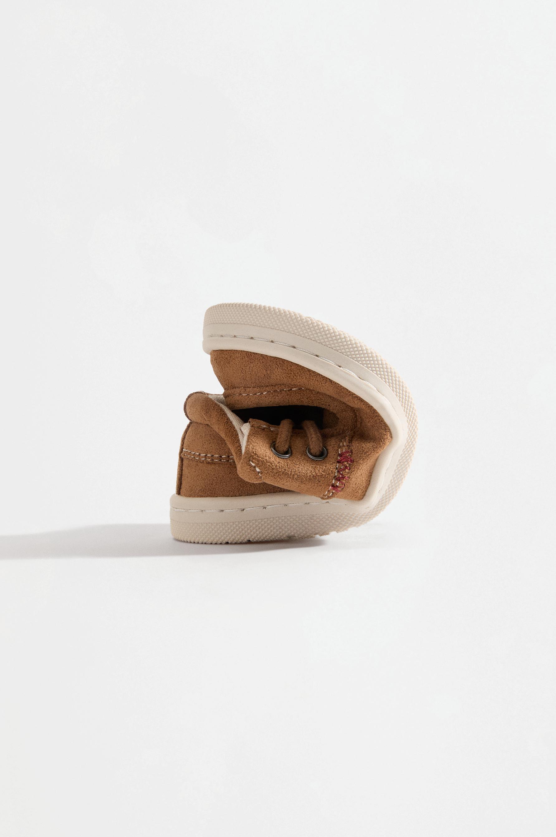 Barefoot moc toe slippers — BROWN