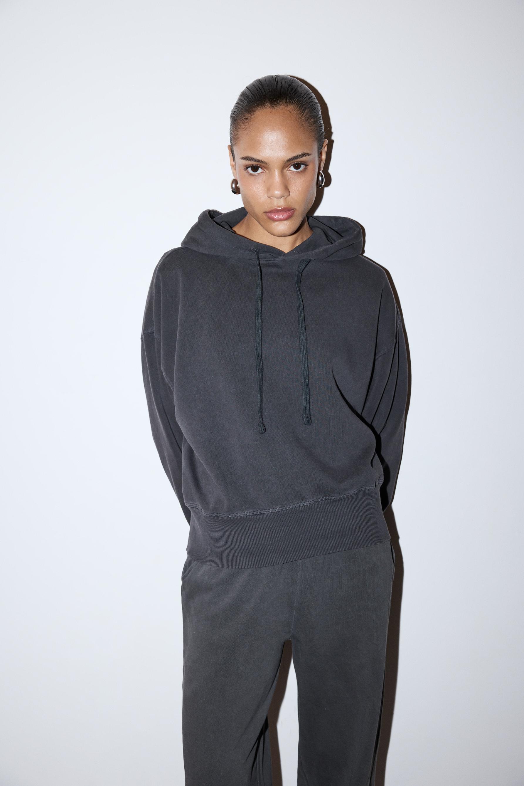 Sudadera chándal efecto lavado