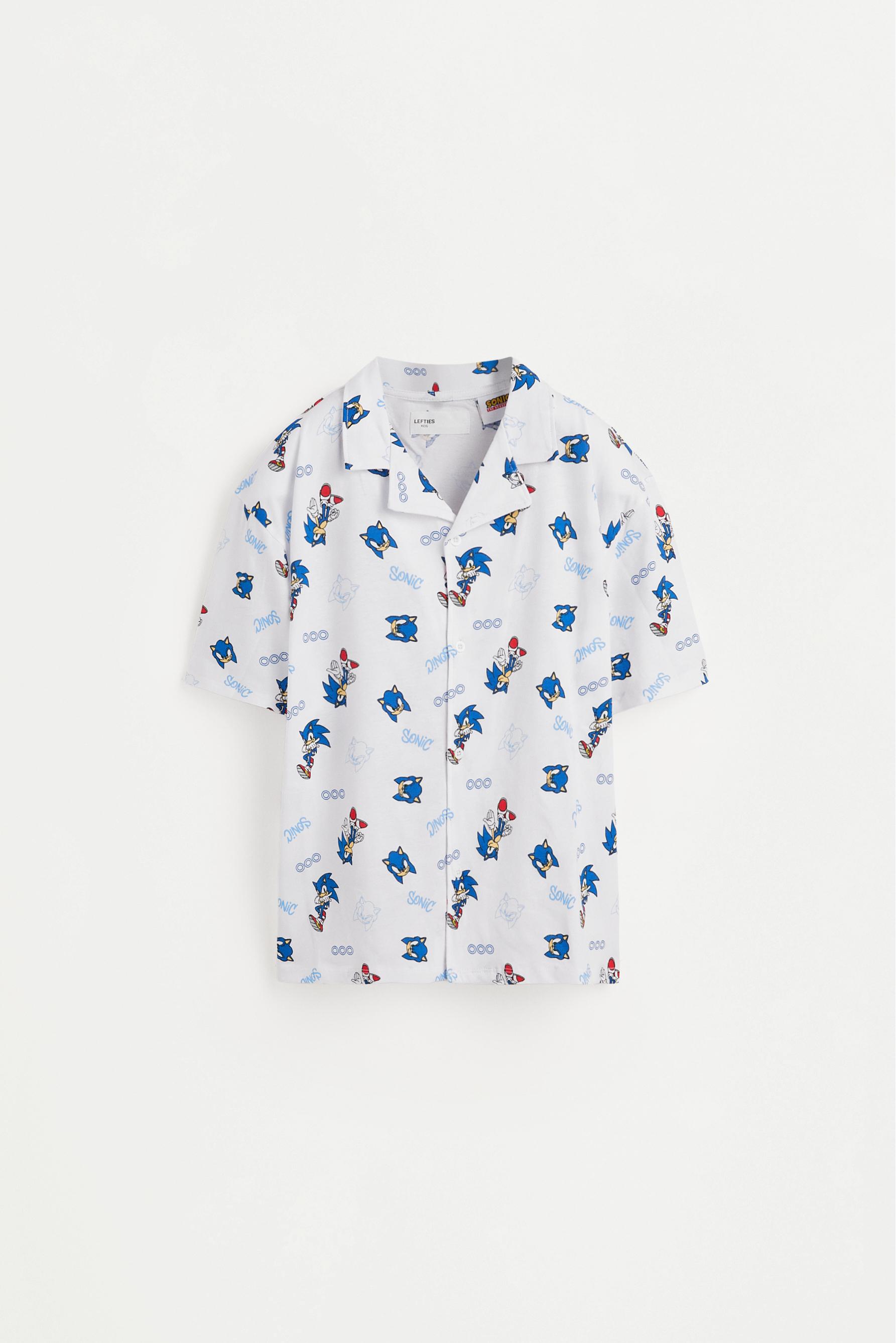 SONIC™ | SEGA short shirt-style pyjamas — WHITE