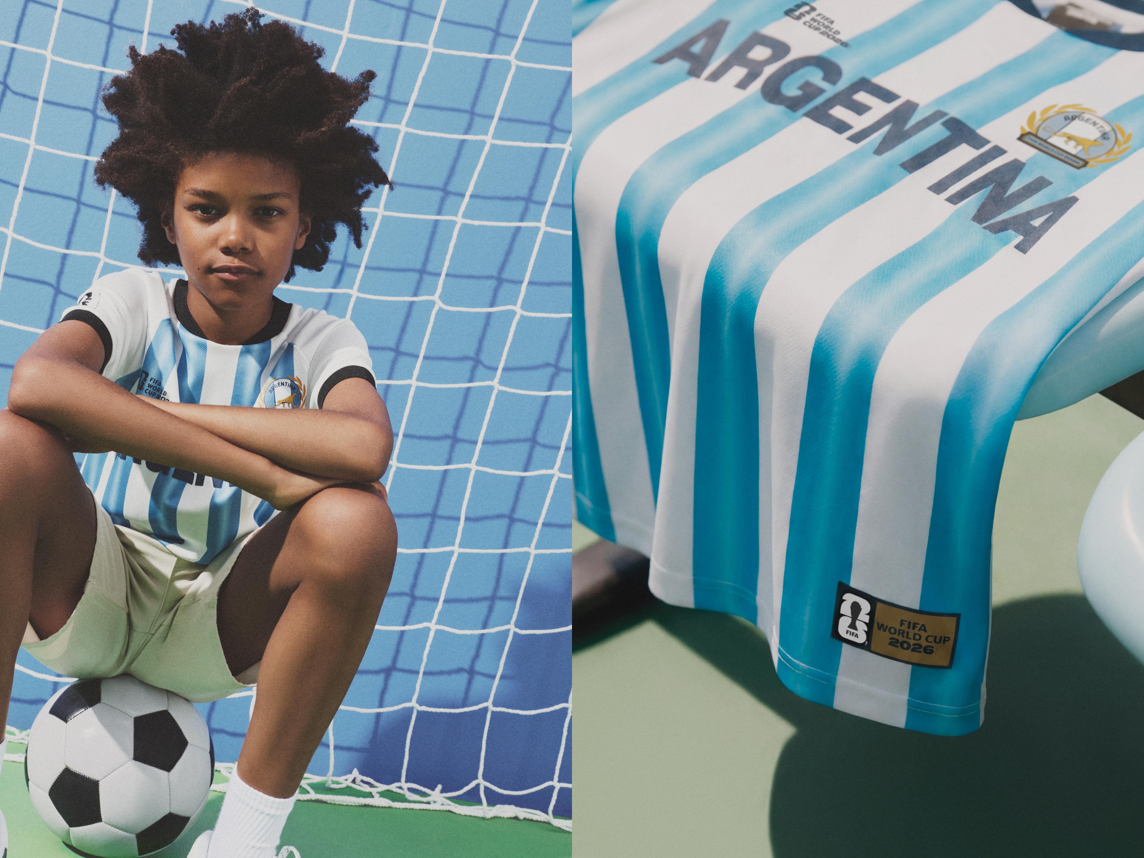 Kids | Argentina FIFA World Cup 2026 Licensed T-Shirt — BLUE