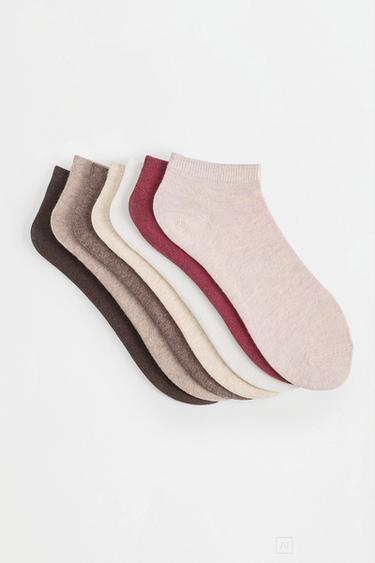 Ankle socks (Pack 7) — BURGUNDY 5