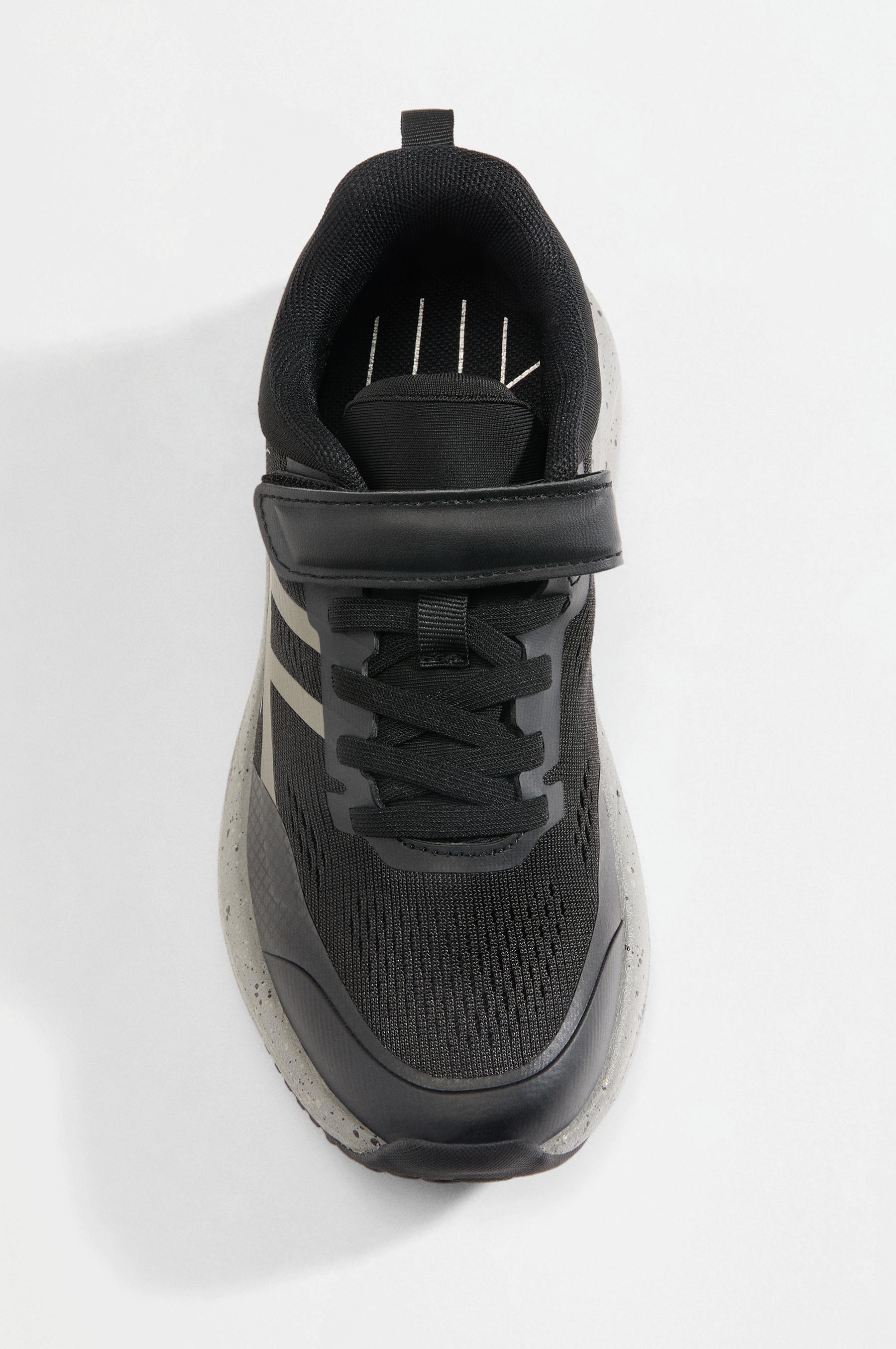 Technical fabric sneakers — BLACK