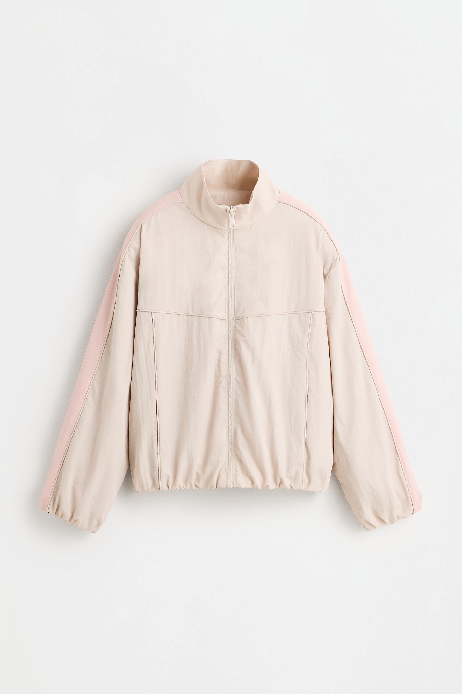 Chaqueta poliamida con raya lateral