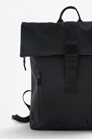 Rubberized Backpack — BLACK 3