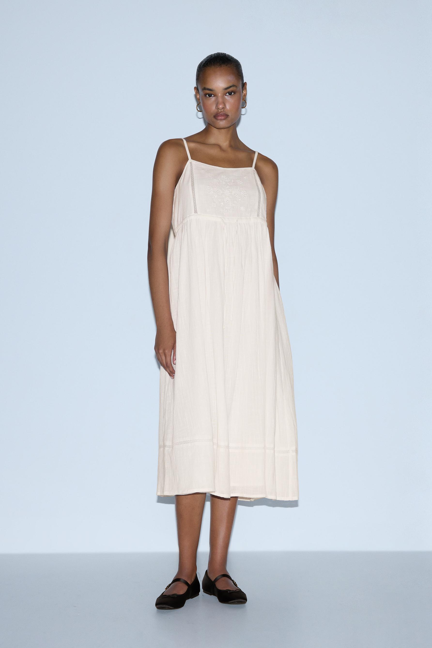 Vestido bordado encaje