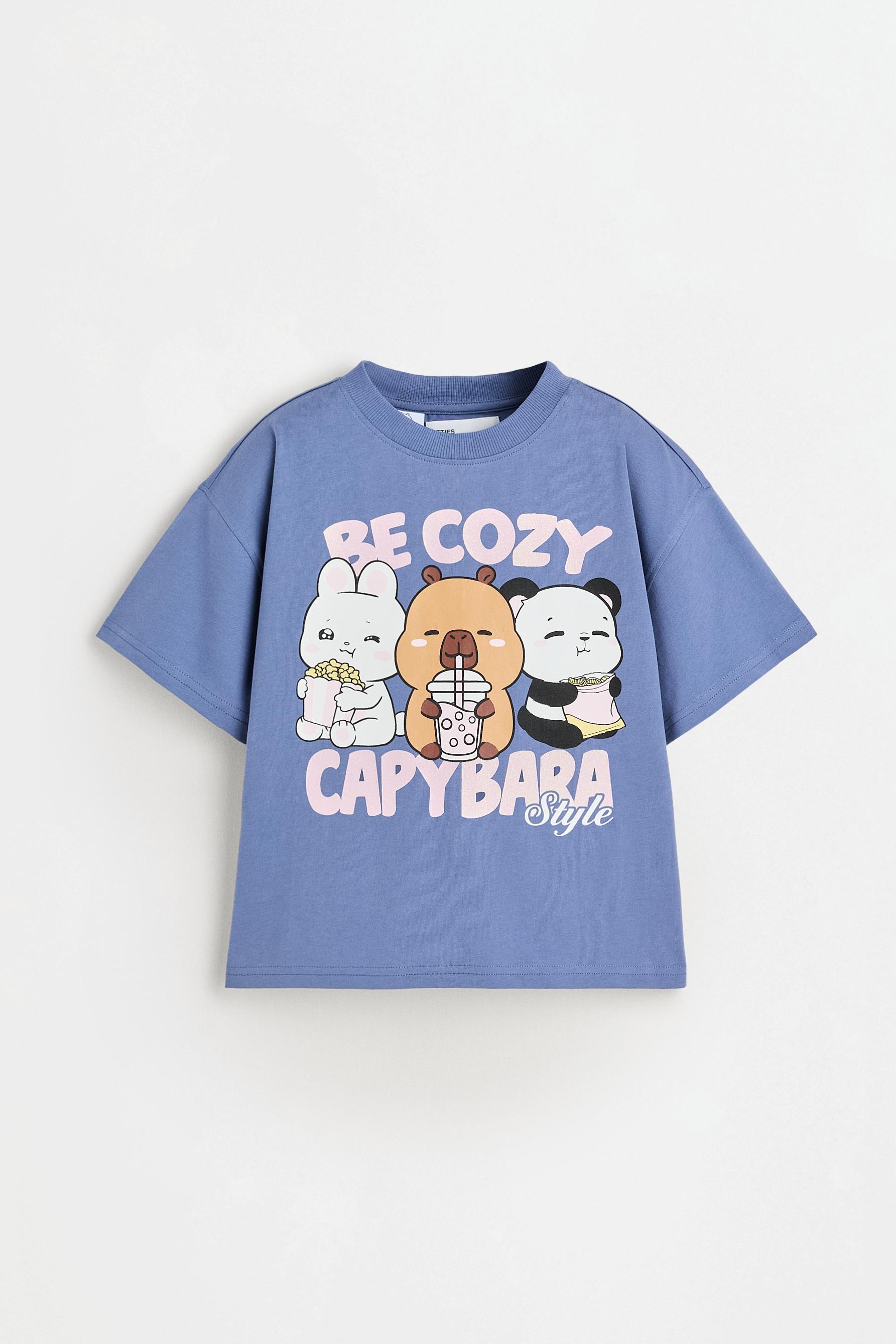 Capybara CAPYFUN© T-shirt — DARK BLUE