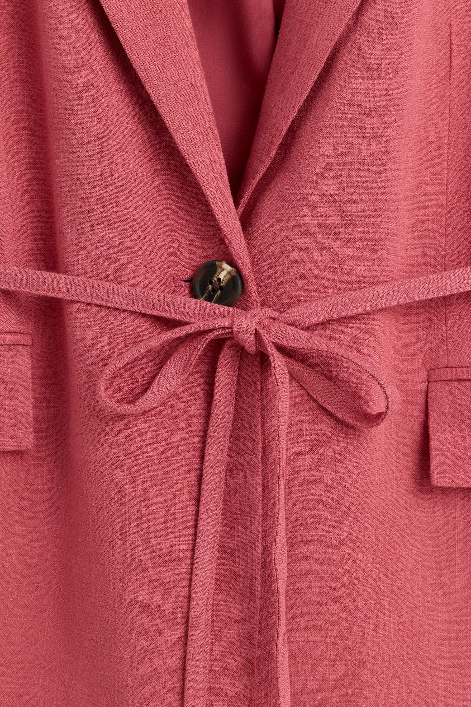 Rustic blazer — MAROON