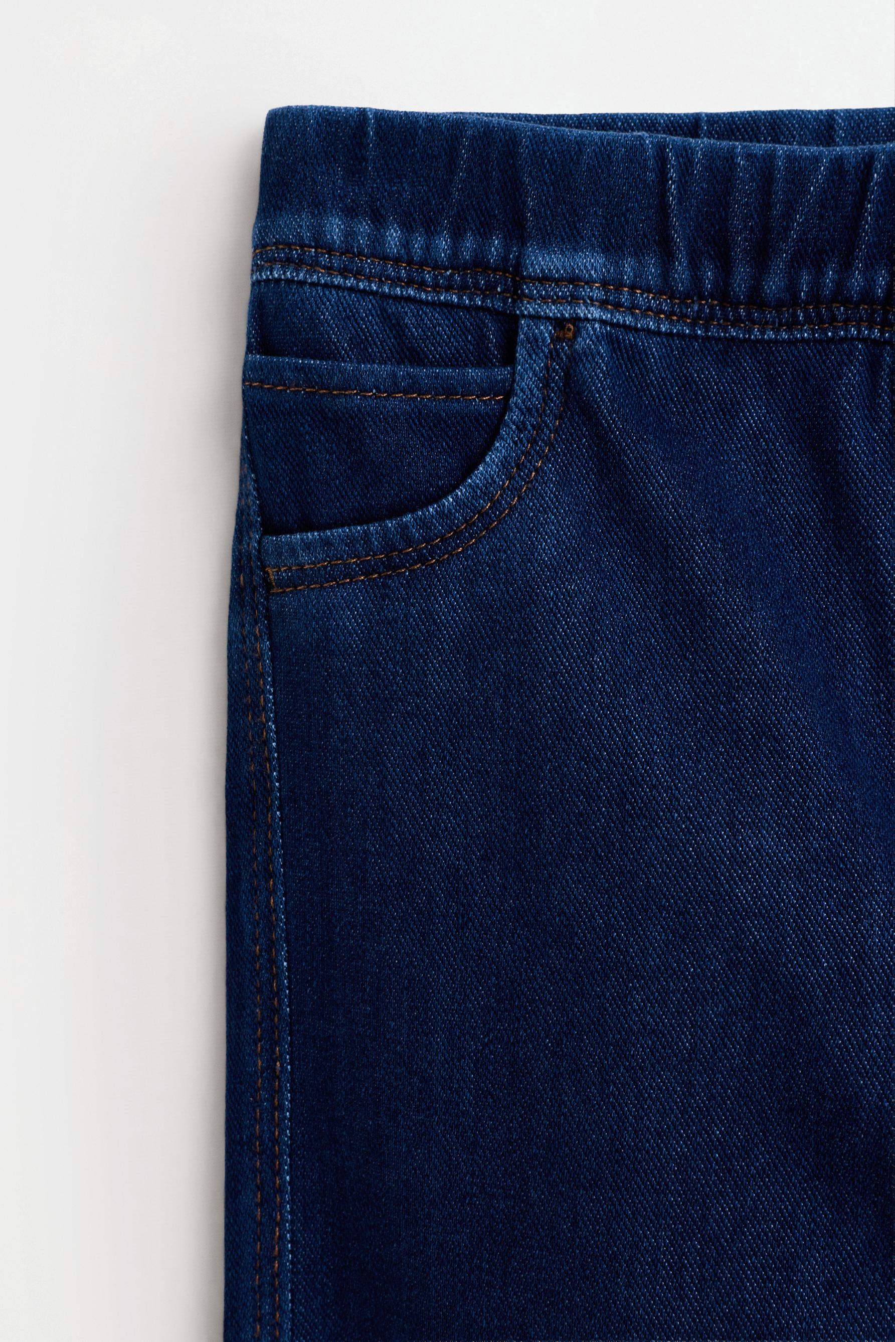 Denim leggings — DARK BLUE