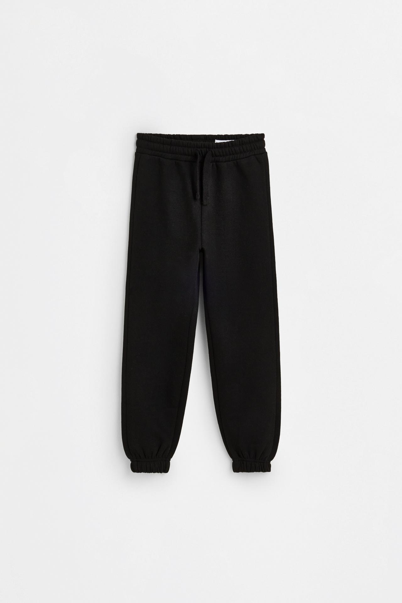 Pack of 2 plain plush jogger pants — FADED PINK