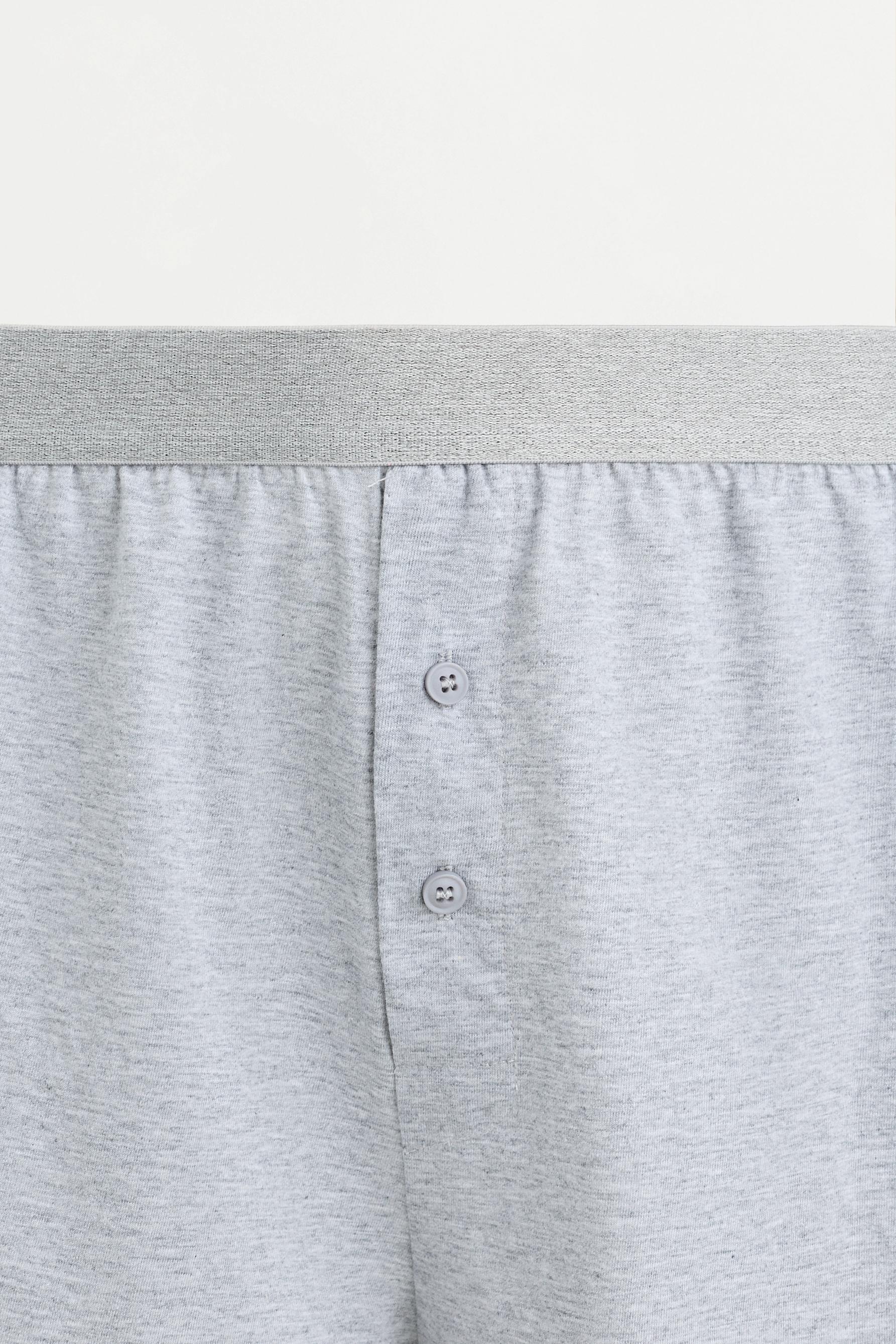 Fluid long boxer shorts (Pack 3) — BLUE