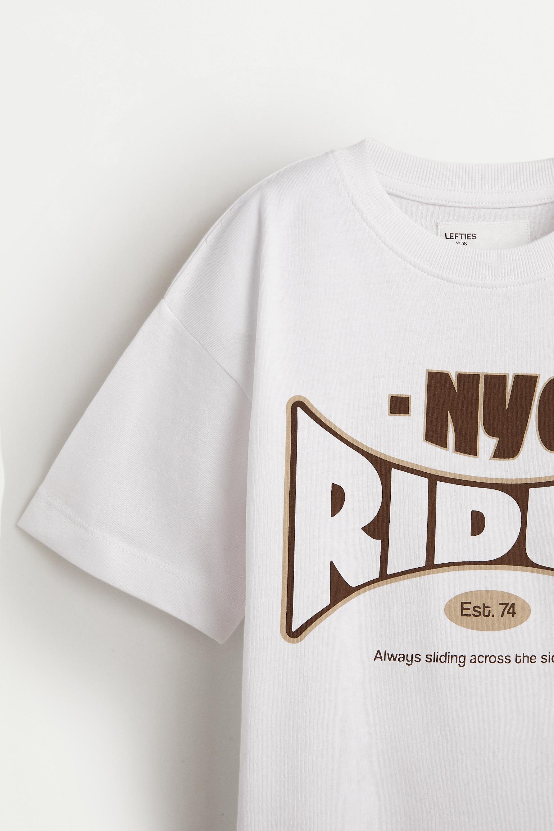 Printed T-shirt — WHITE