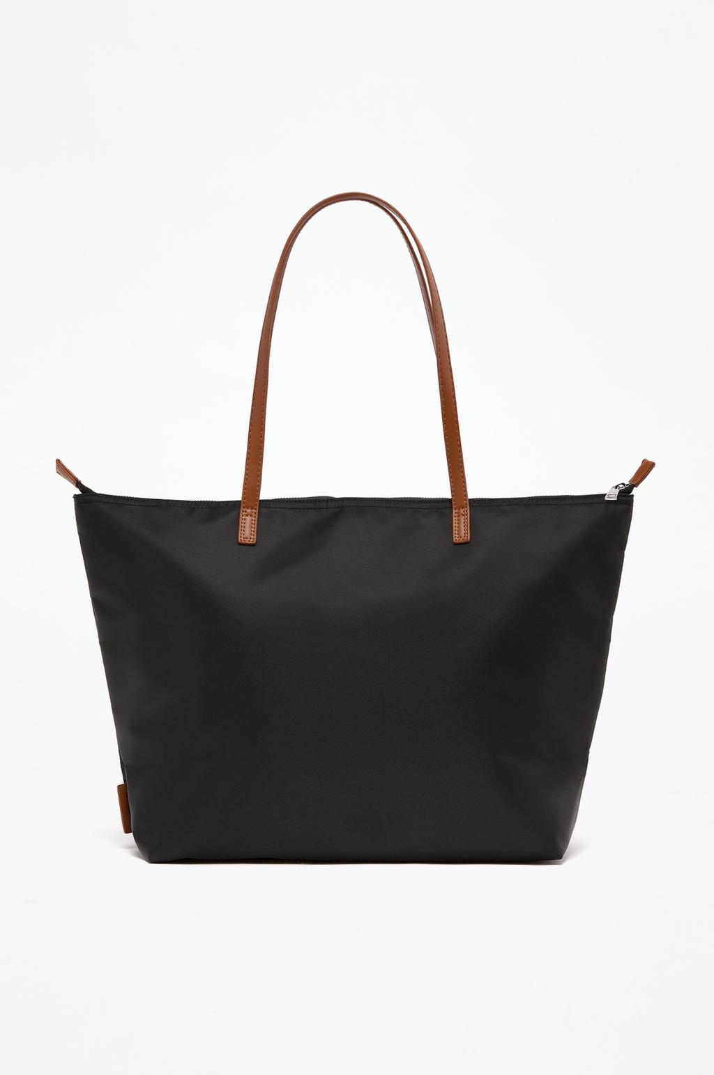 Large nylon shopper bag