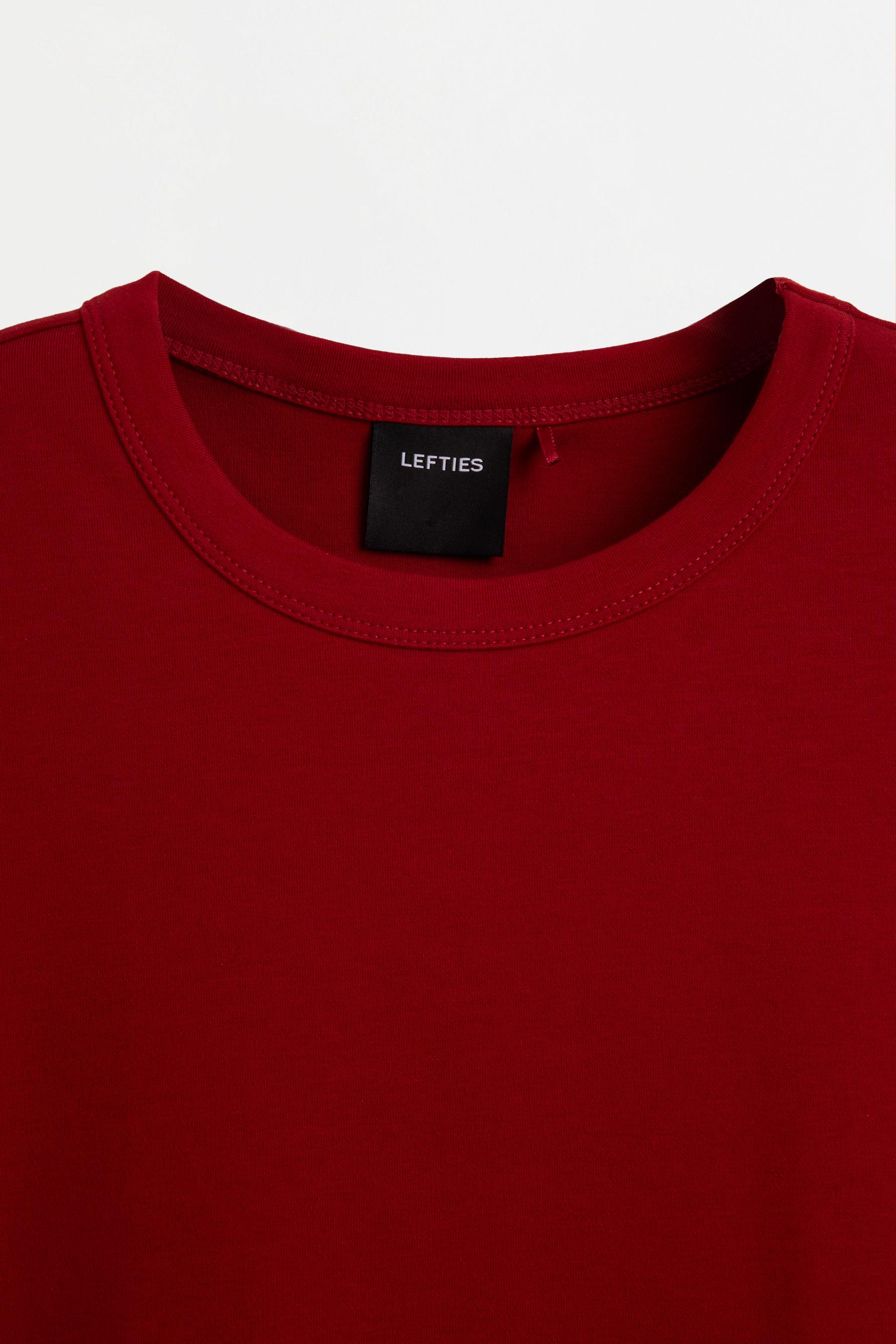 Basic short sleeve T-shirt — BRIGHT RED