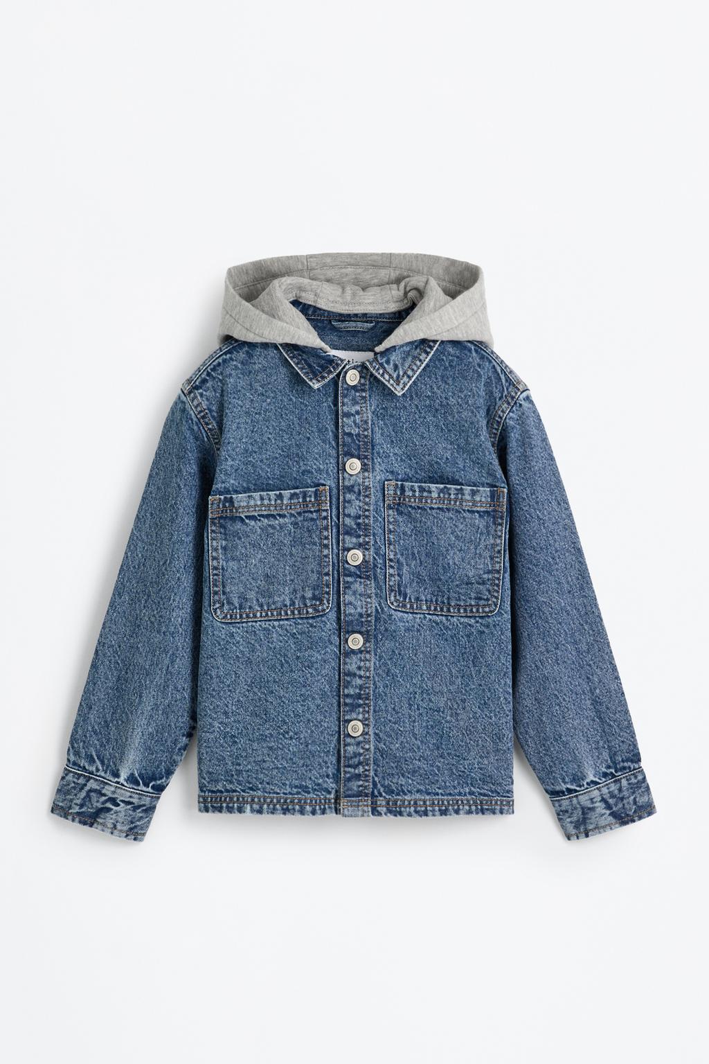 Sobrecamisa vaquera con capucha