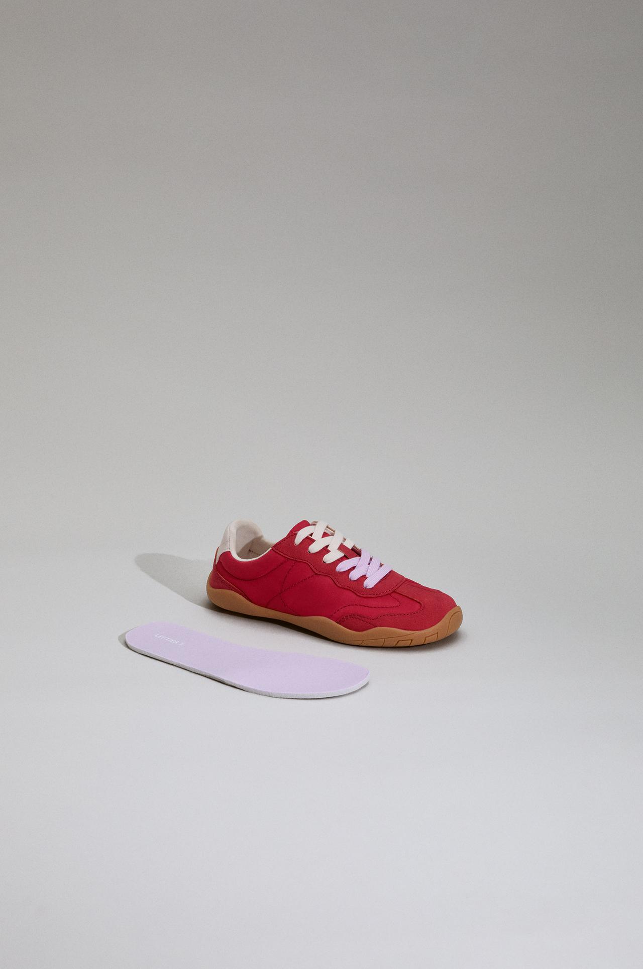 Combined barefoot sneakers — RED