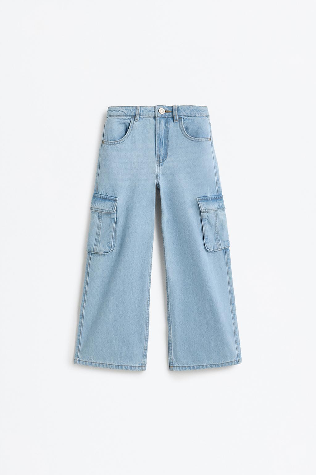 Jeans wide leg cargo