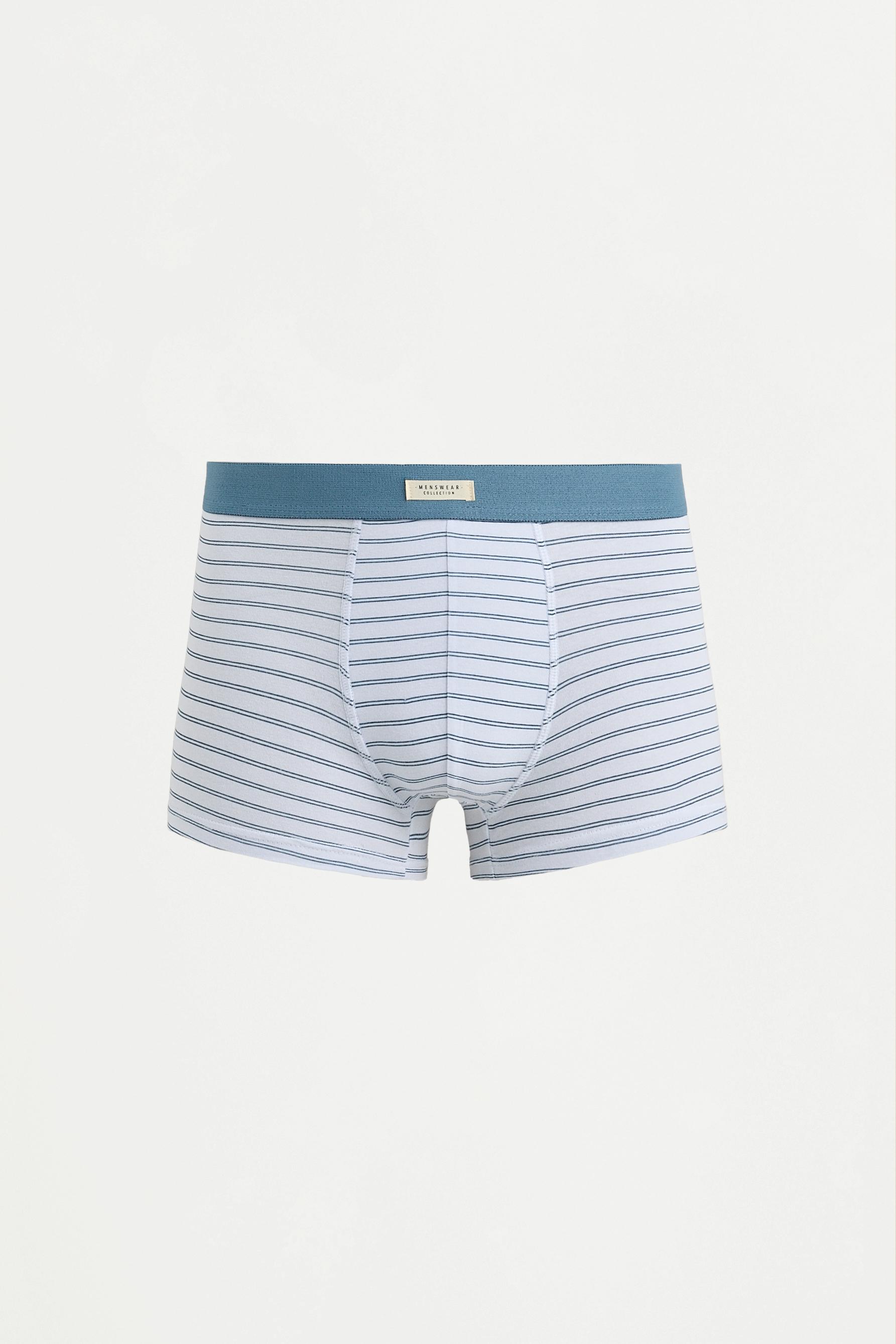 Pack of 5 striped boxers — TERRACOTTA