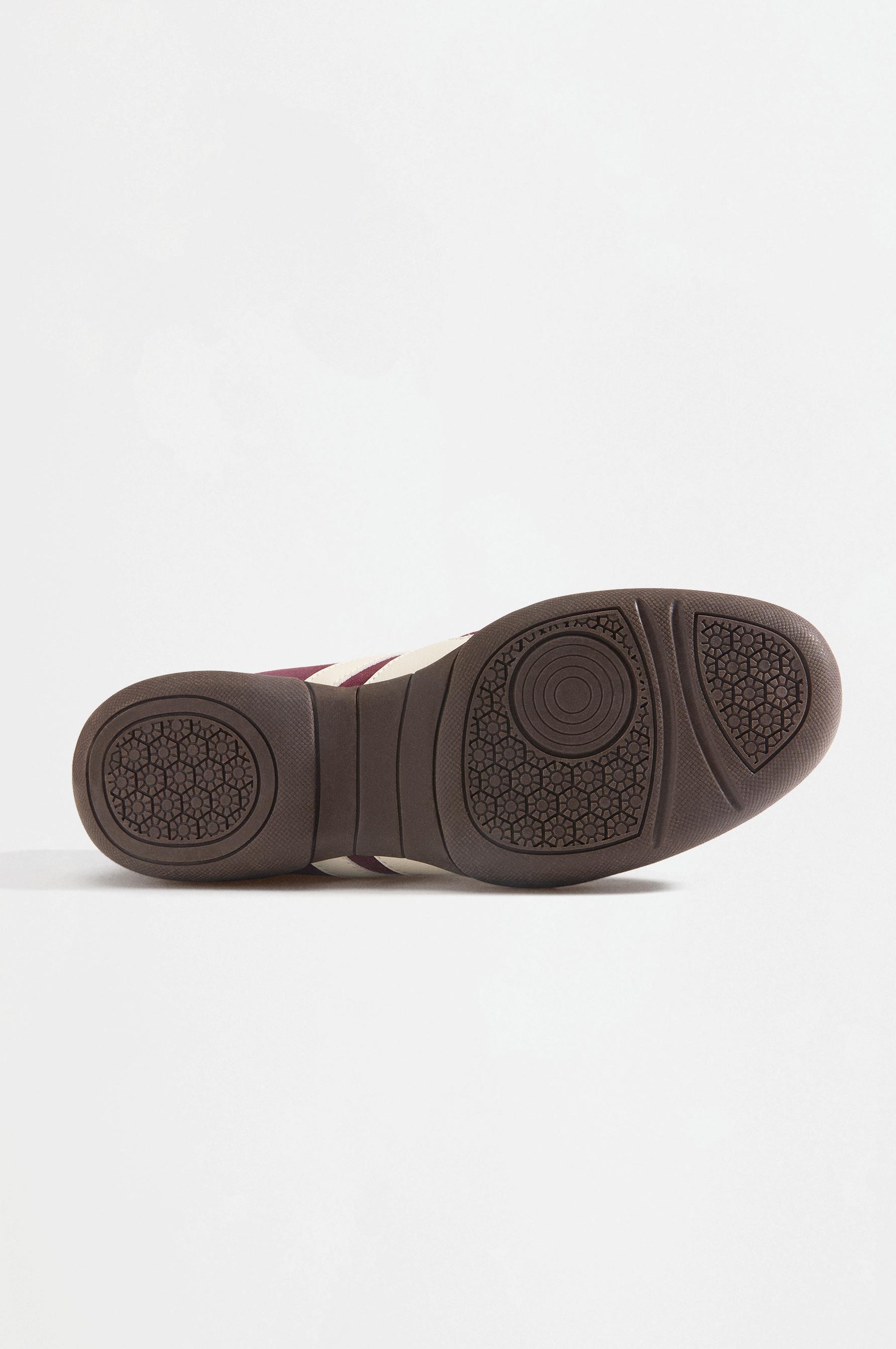 Retro sneakers — BURGUNDY