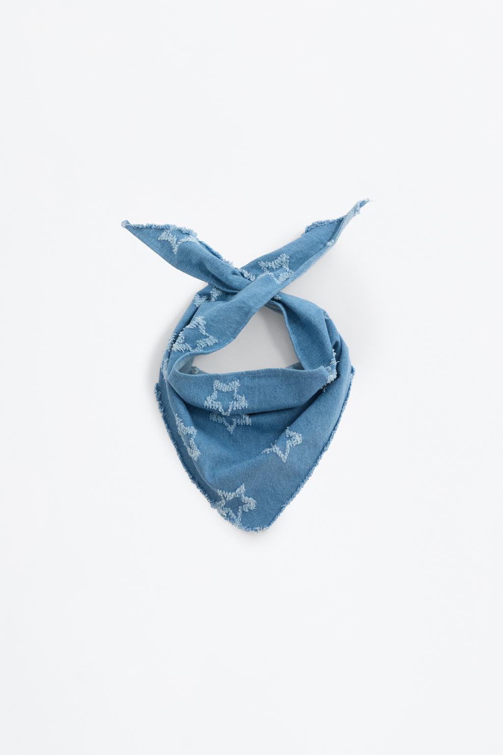 Bandana denim estrellas