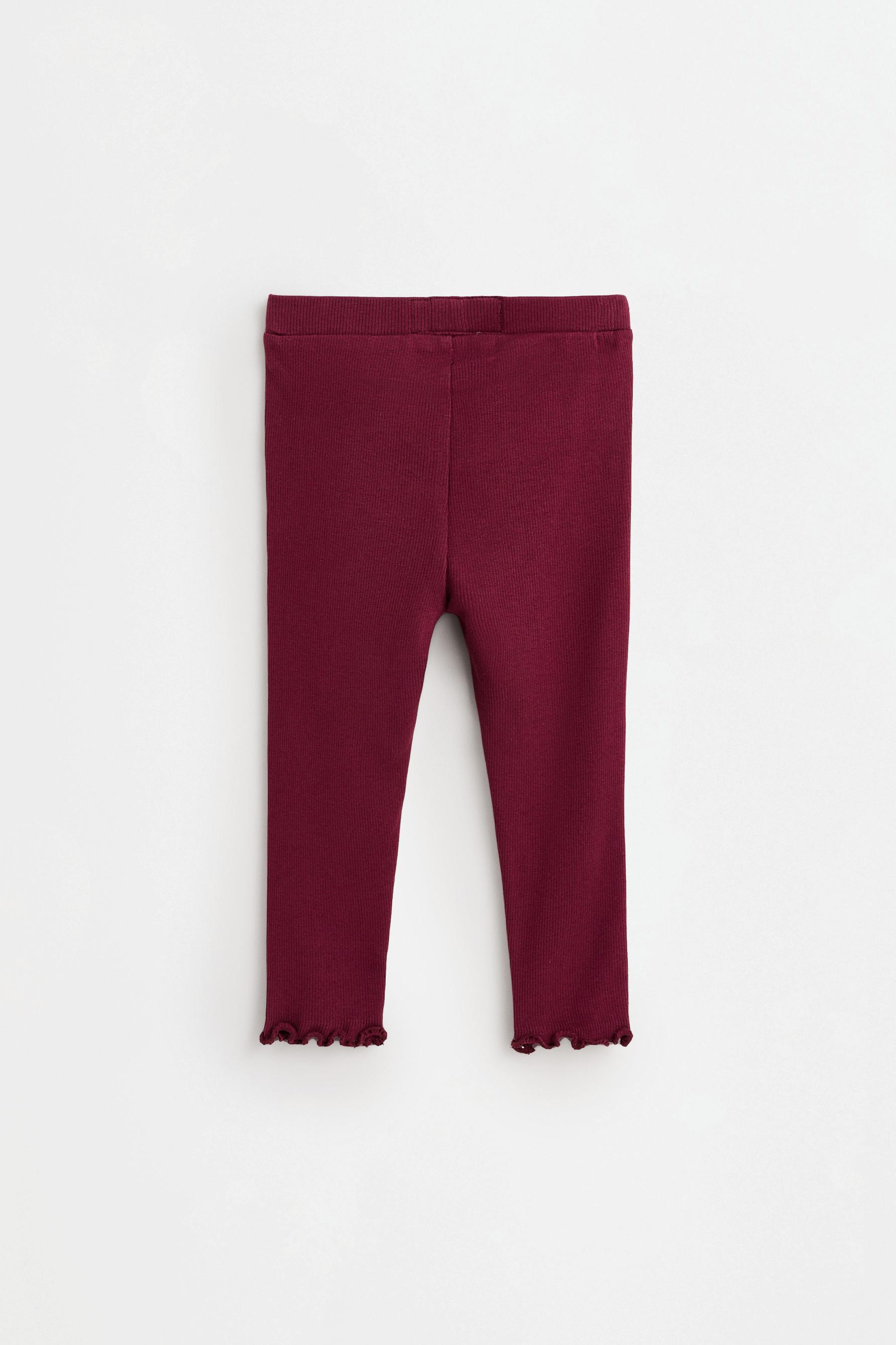 Pack of 2 ribbed leggings — DUSTY PINK