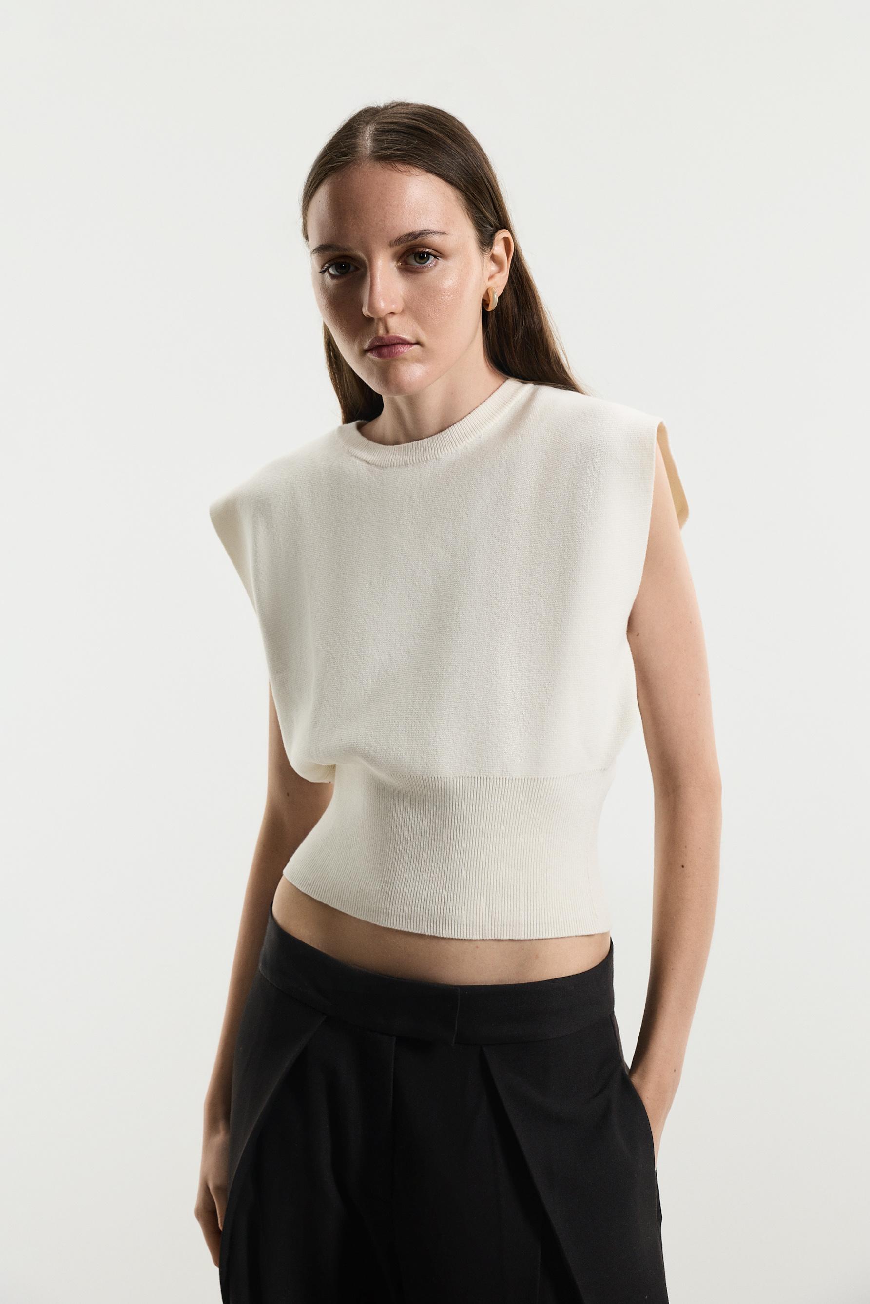 Voluminous top — WHITE