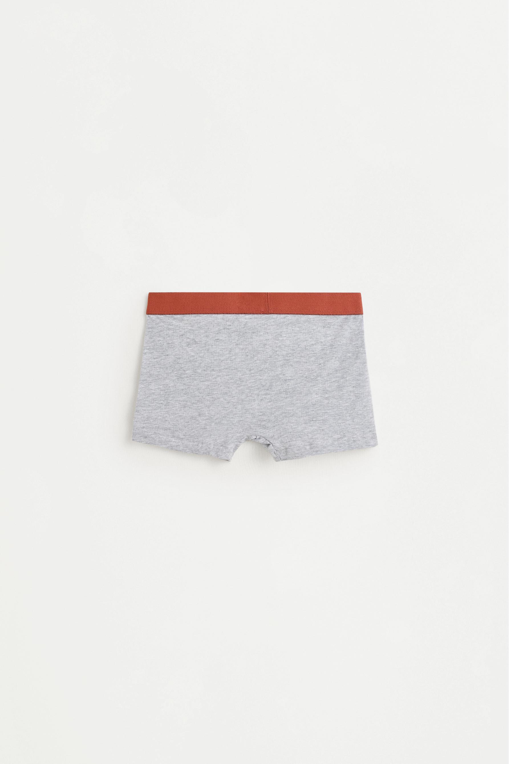 Plain boxer briefs (7-pack) — PALE GREY