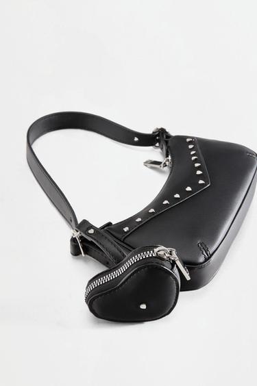 Studded shoulder bag — BLACK 3