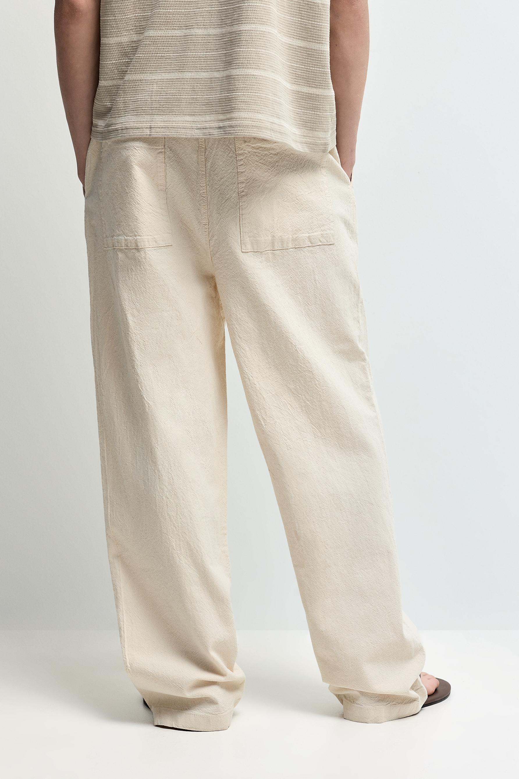 Rustic joggers — OFF WHITE