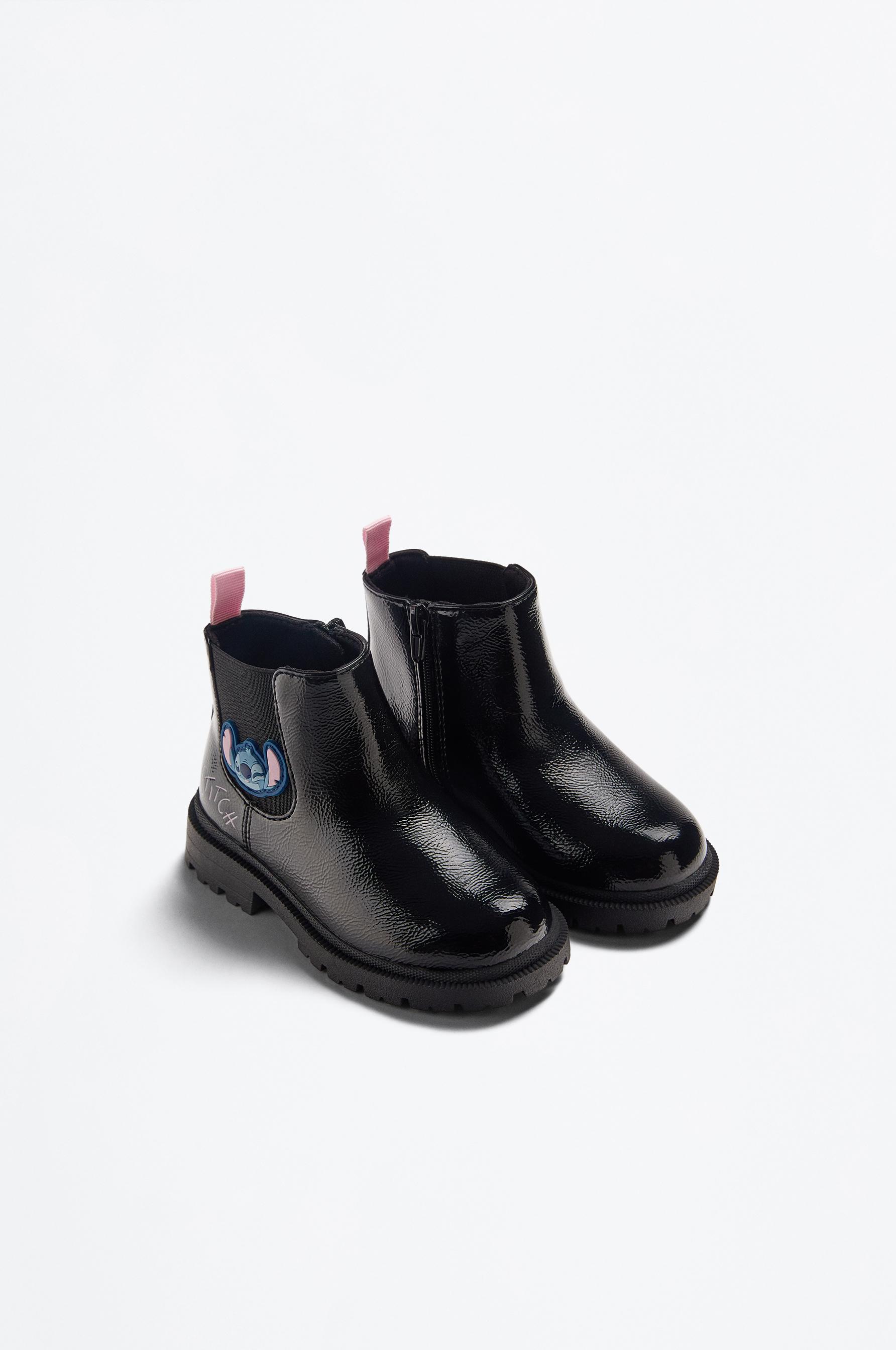 Lilo & Stitch ©Disney Chelsea boots — BLACK