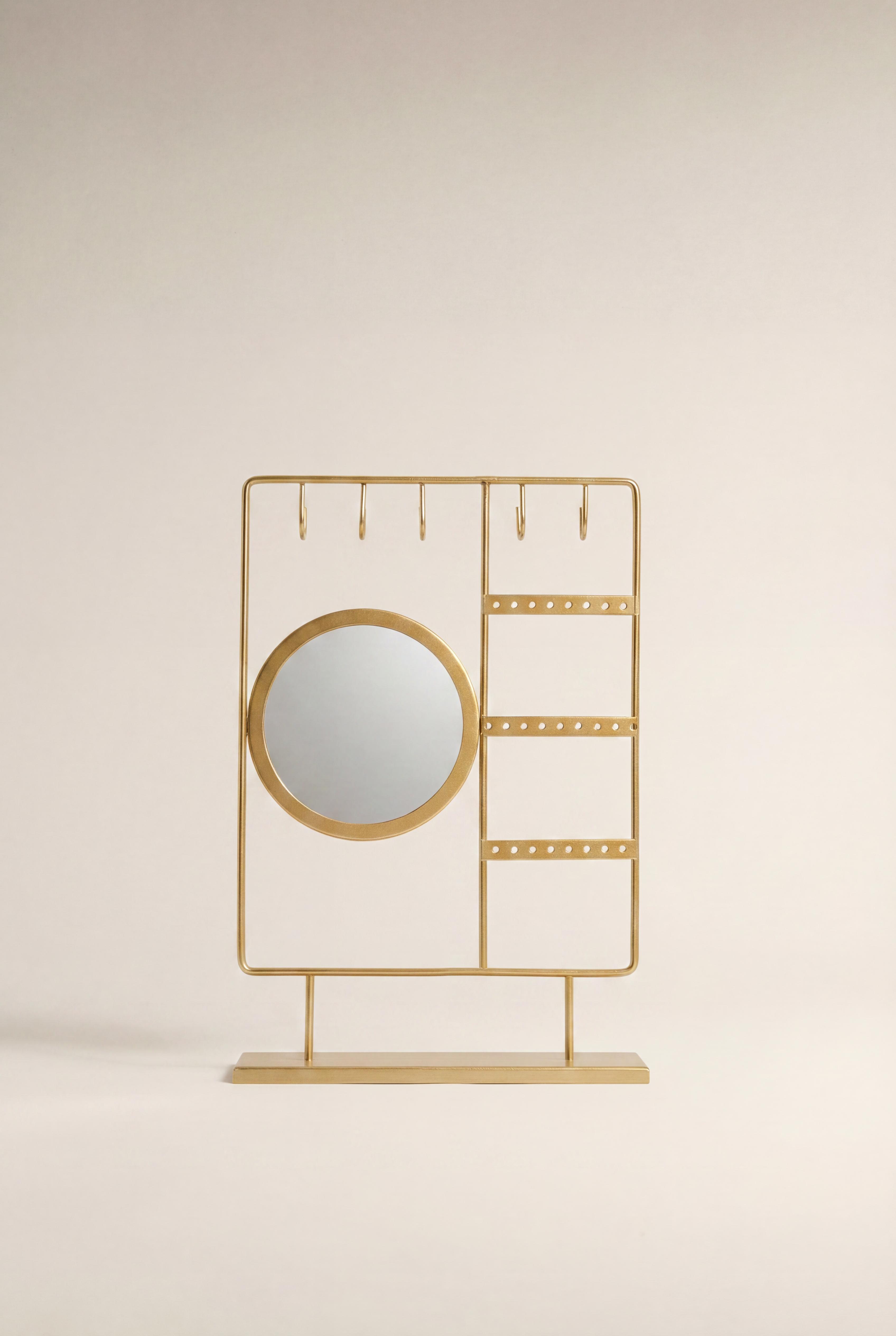 Joyero vertical con espejo 30 cm