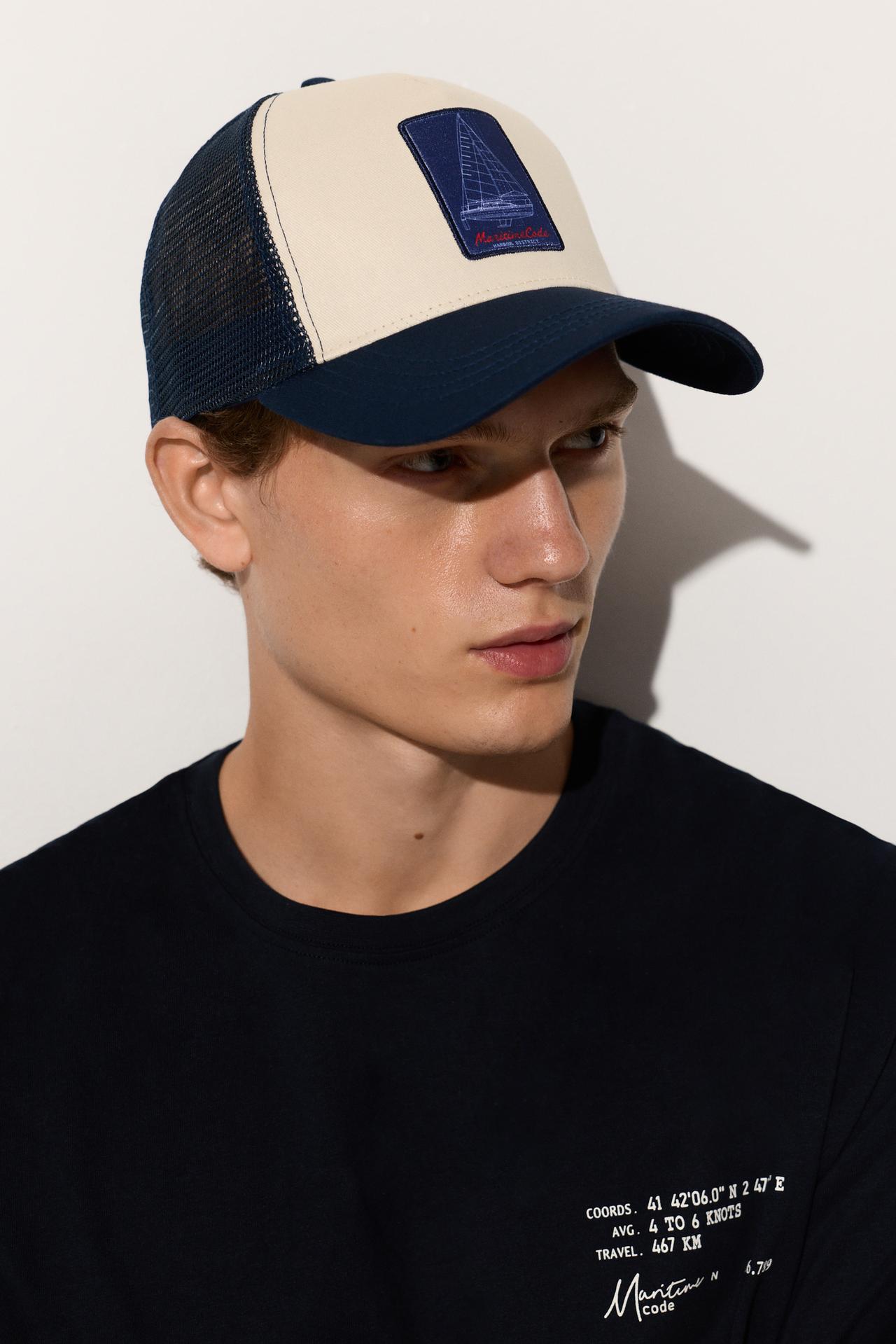 Mesh patch cap — DEEP BLUE