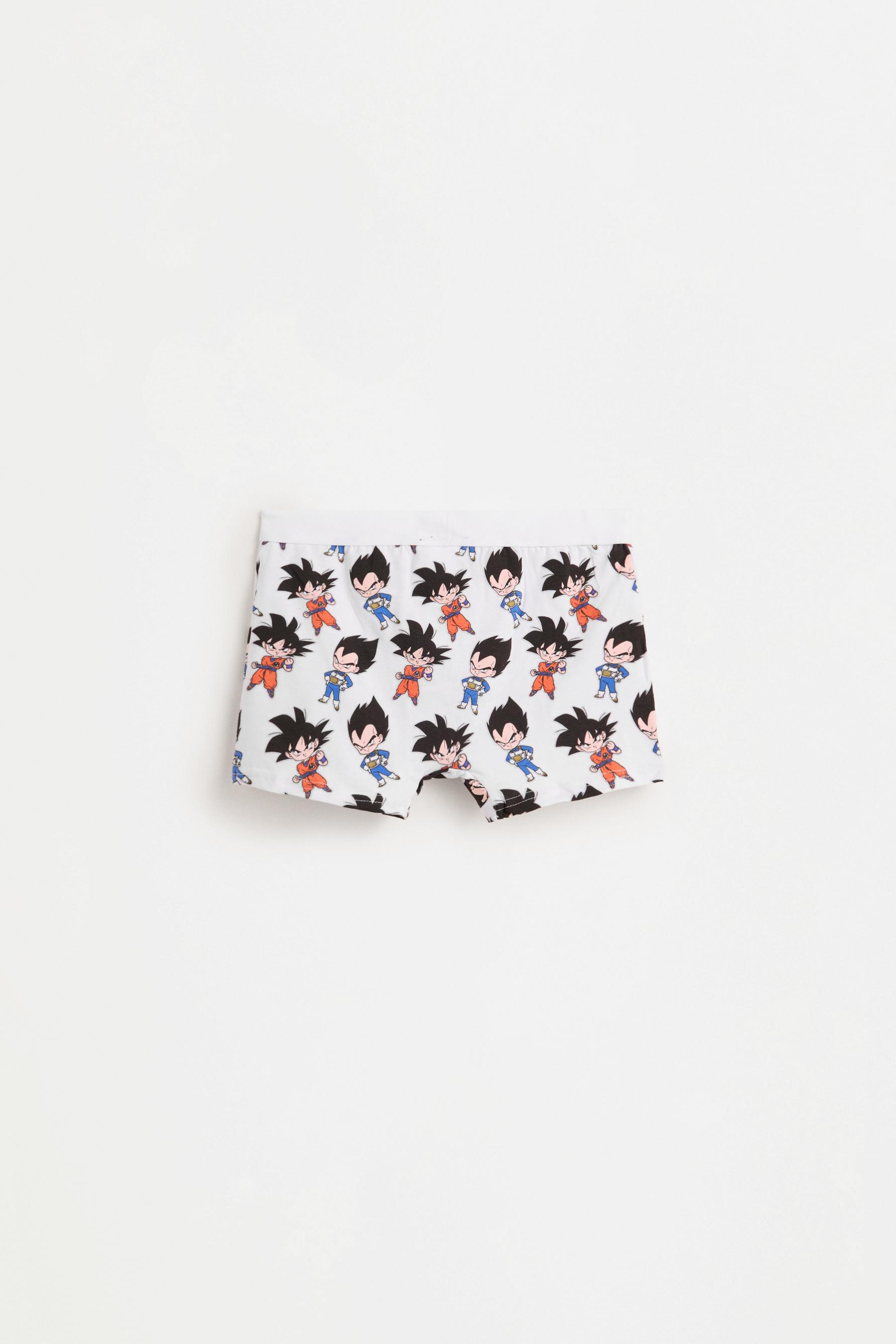 Pack of 3 Dragon Ball ©Bird Studio boxers — WHITE/GREY