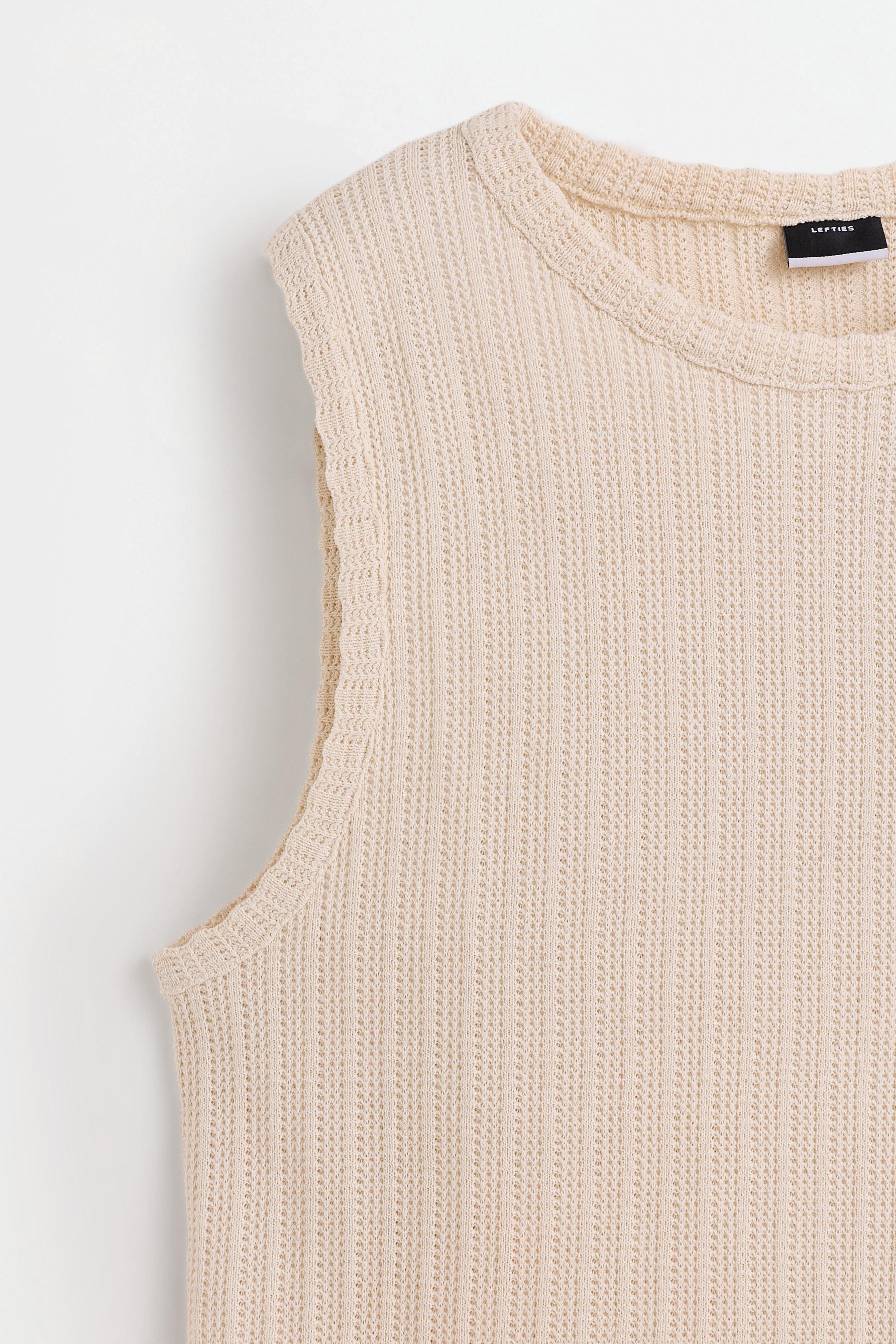 Textured tank top — BUTTER