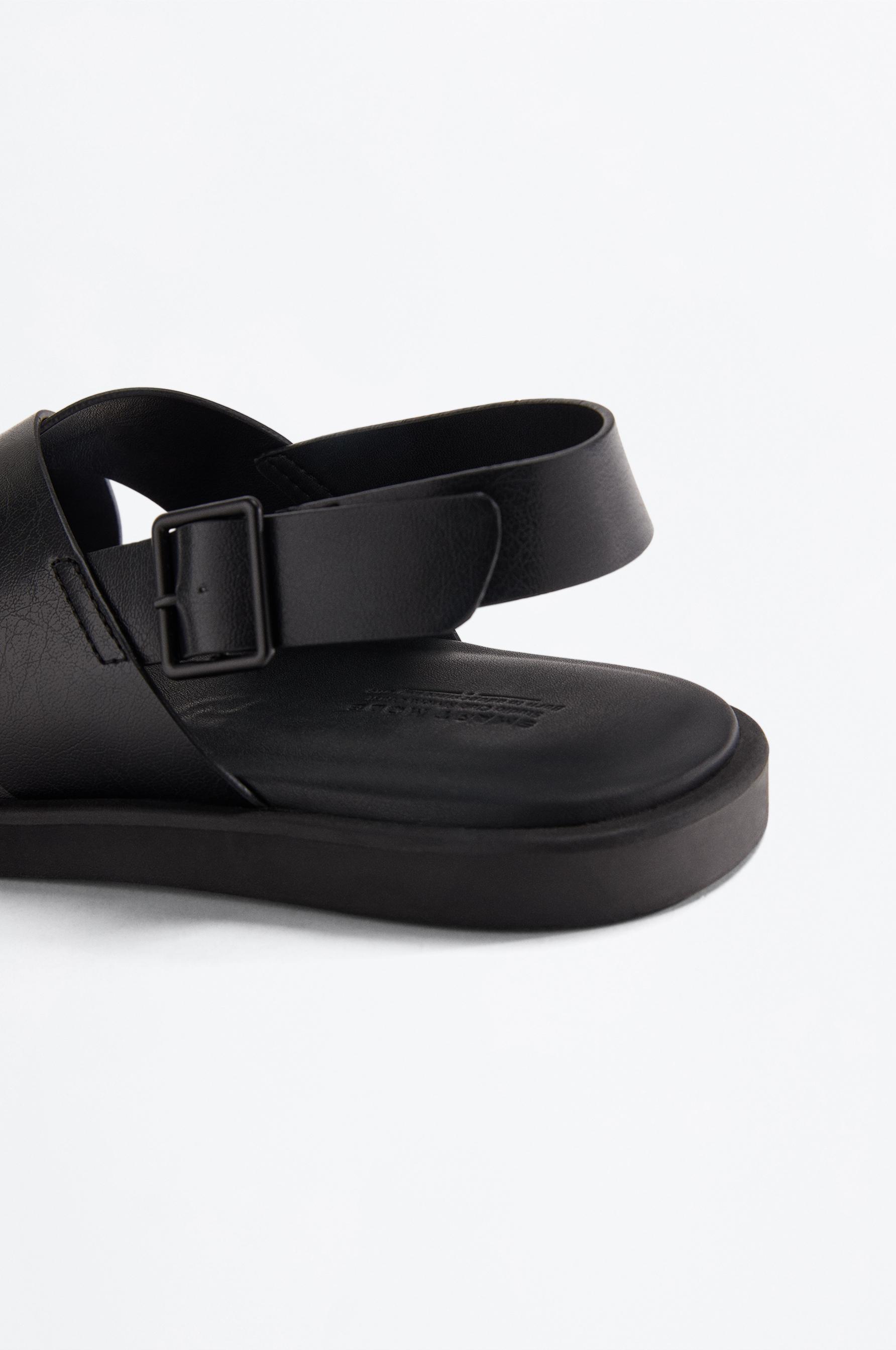 Strap sandal — BLACK